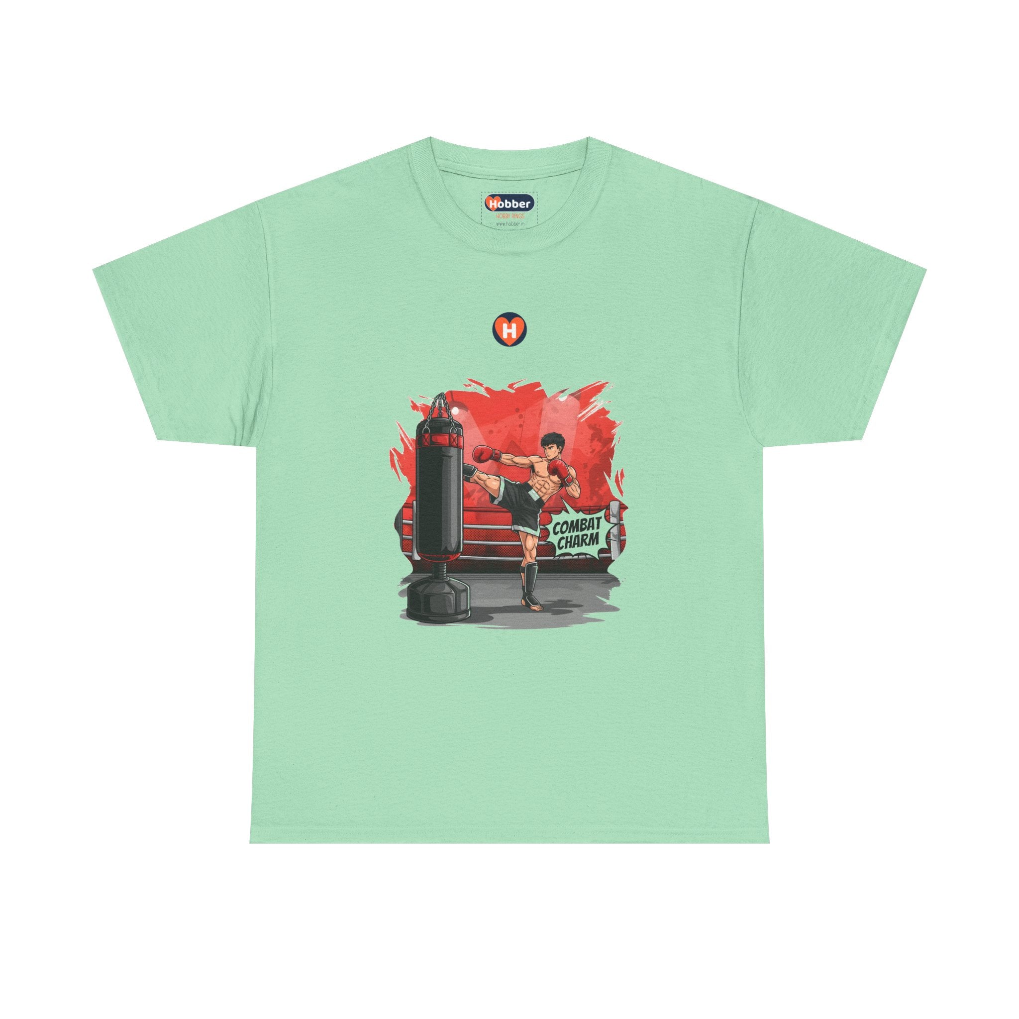 Hobber Mens Sports & Adventure T-Shirt, #48 Kickboxing