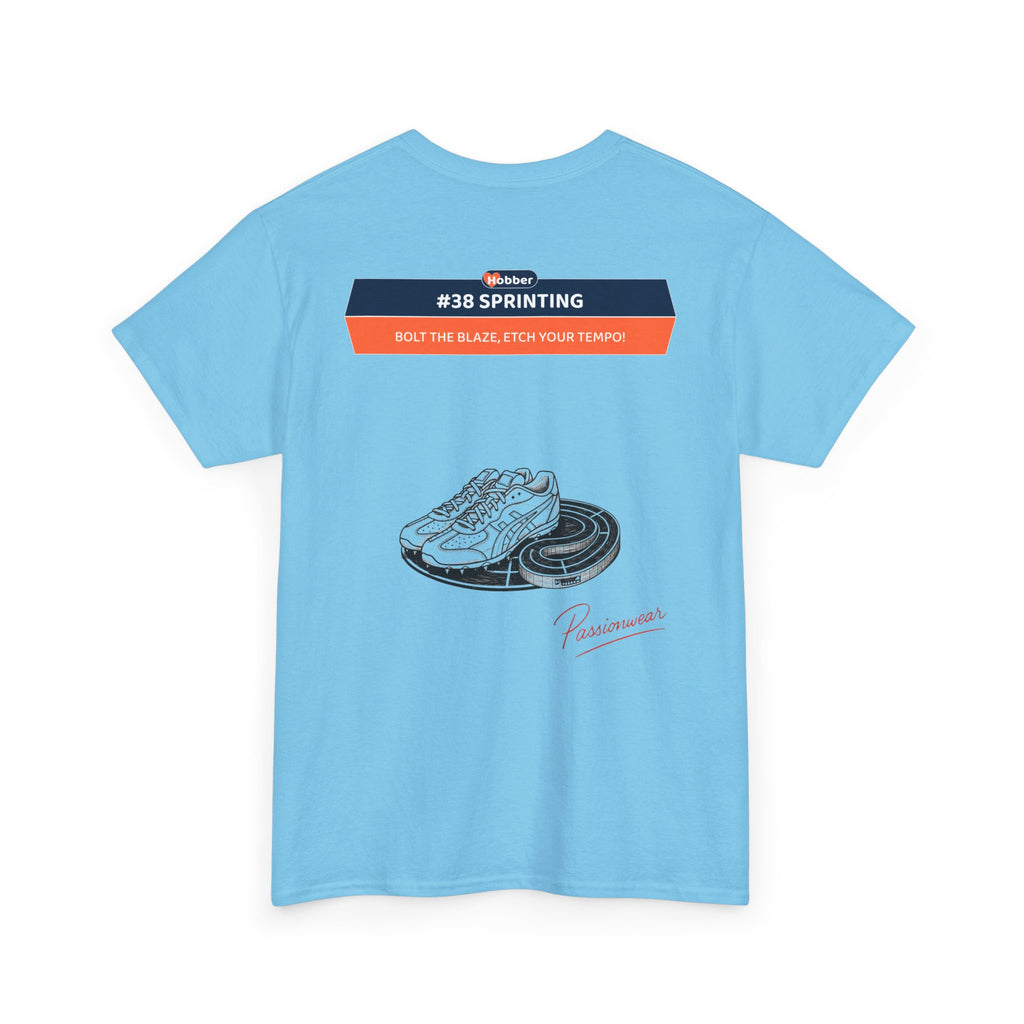 Hobber Mens Sports & Adventure T-Shirt, #38 Sprinting