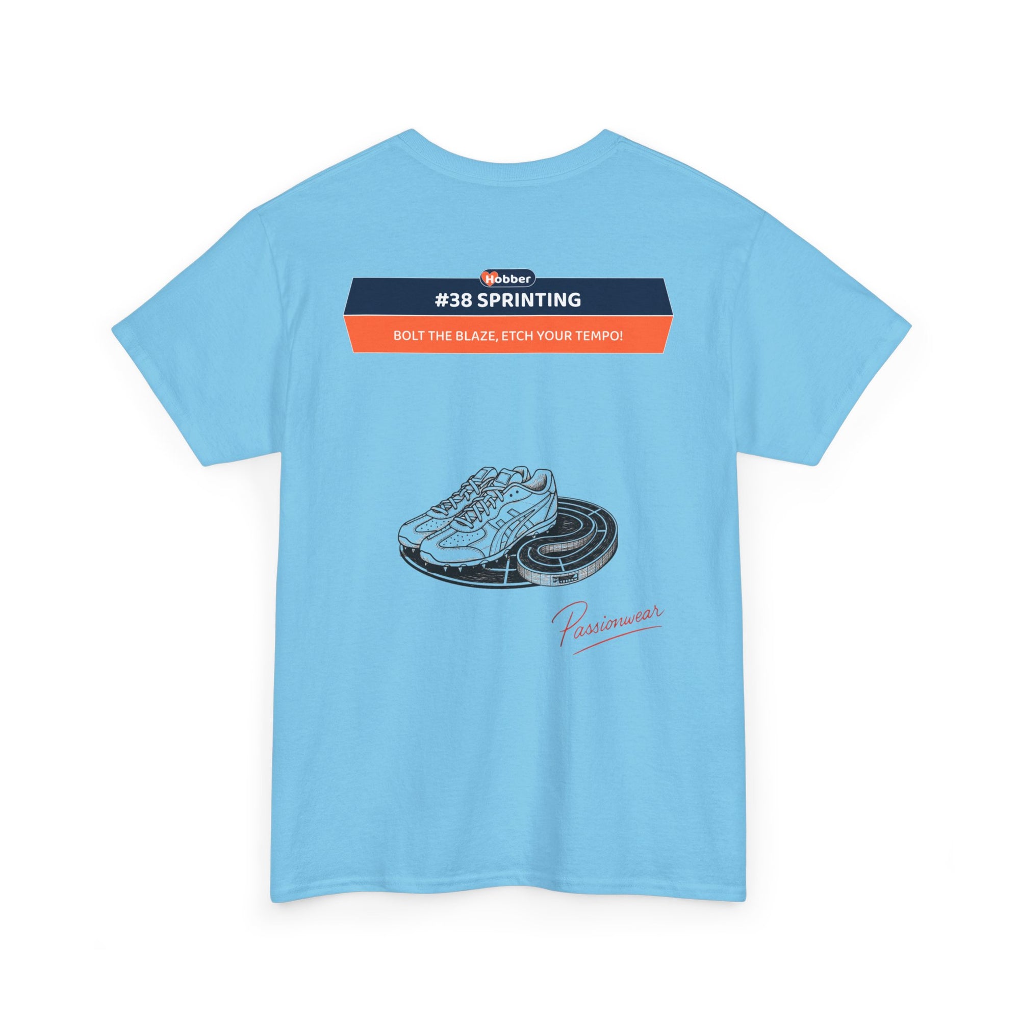Hobber Mens Sports & Adventure T-Shirt, #38 Sprinting