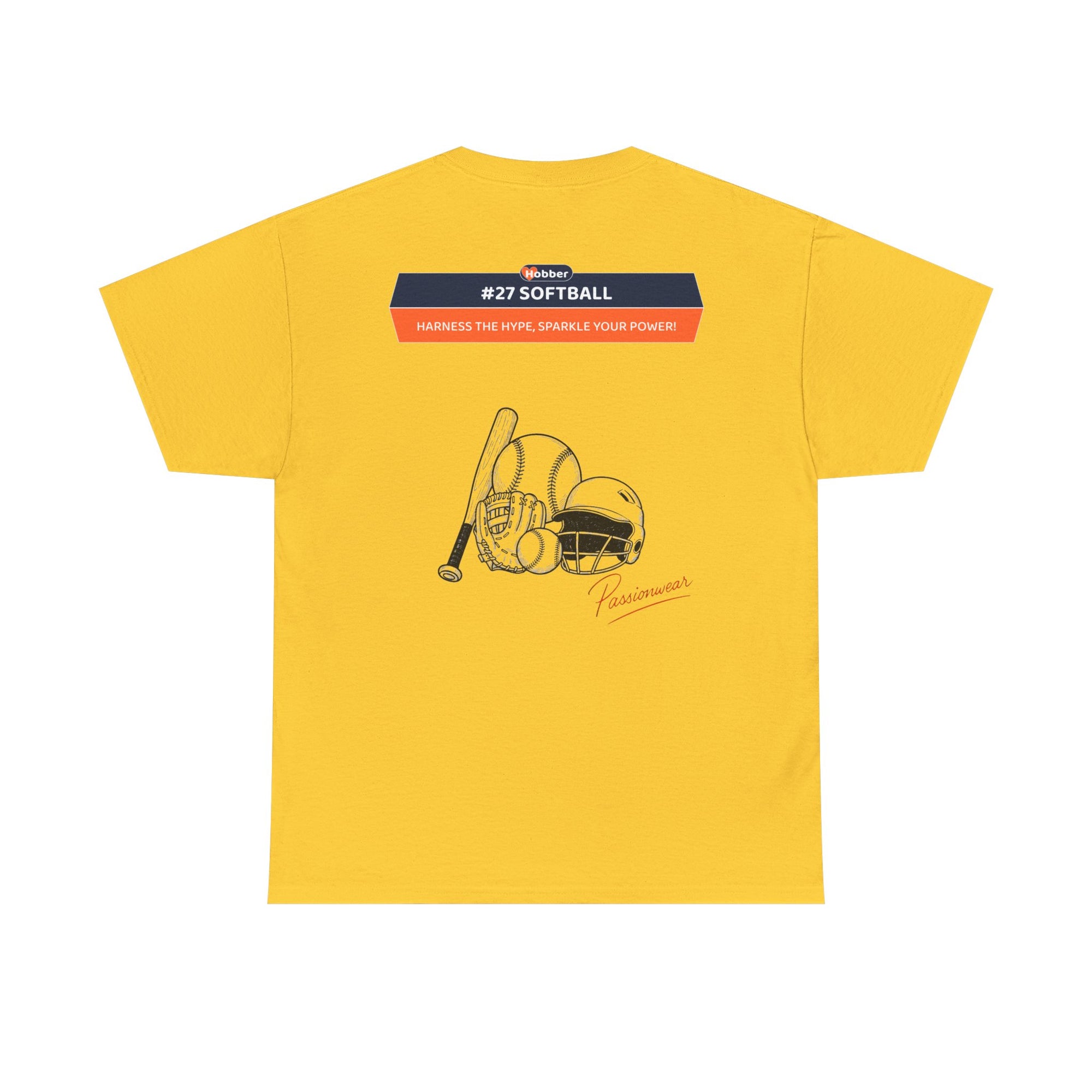 Hobber Unisex Sports & Adventure T-Shirt, #27 Softball