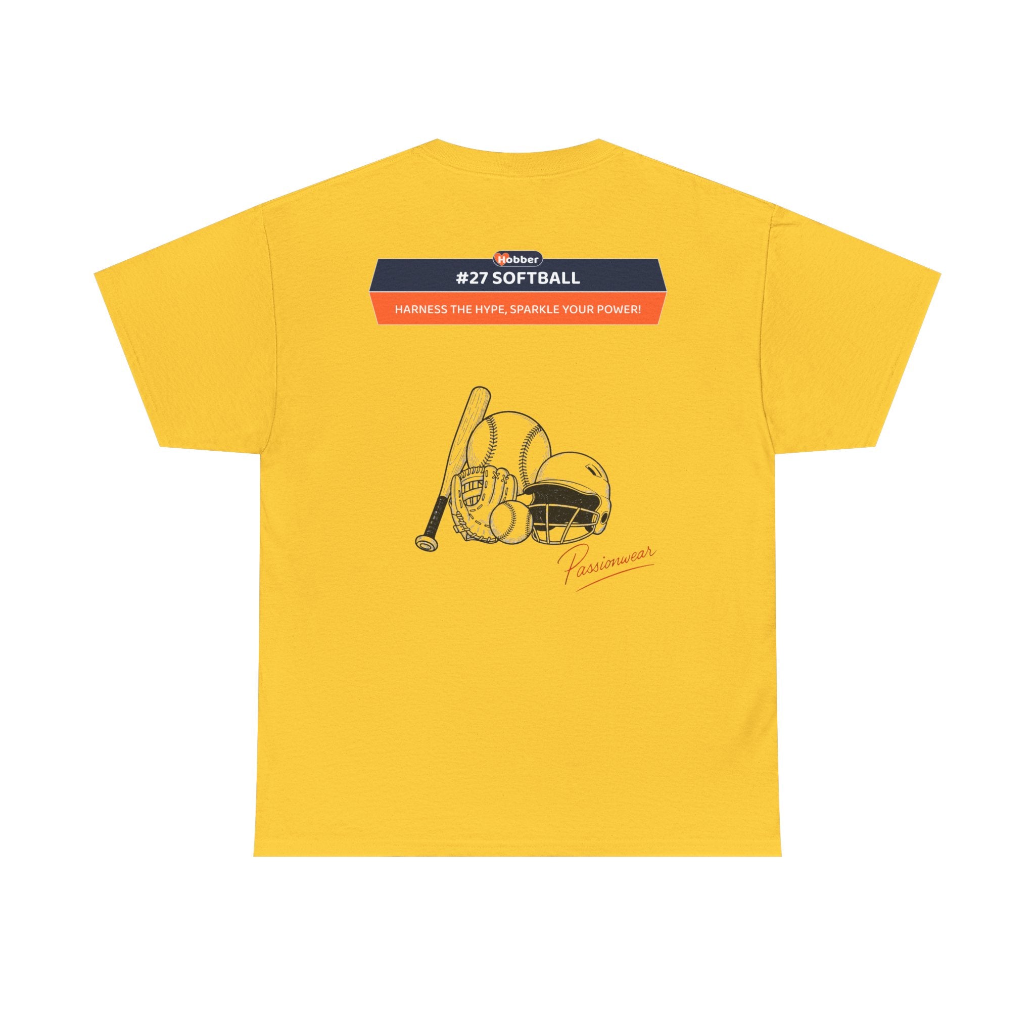Hobber Unisex Sports & Adventure T-Shirt, #27 Softball