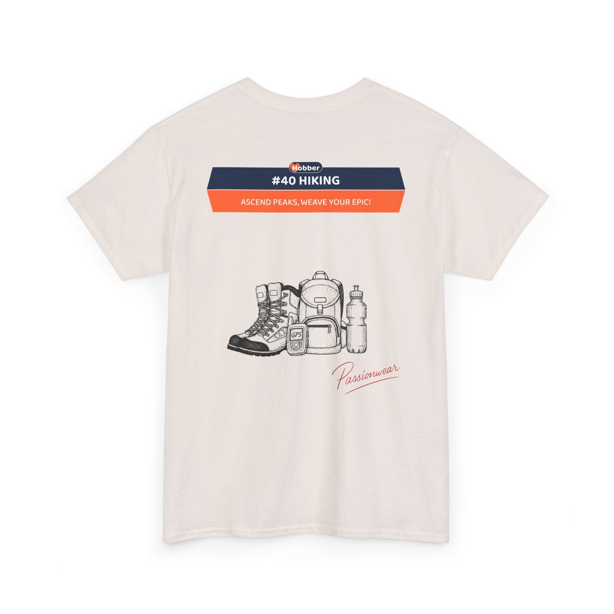 Hobber Unisex Sports & Adventure T-Shirt, #40 Hiking