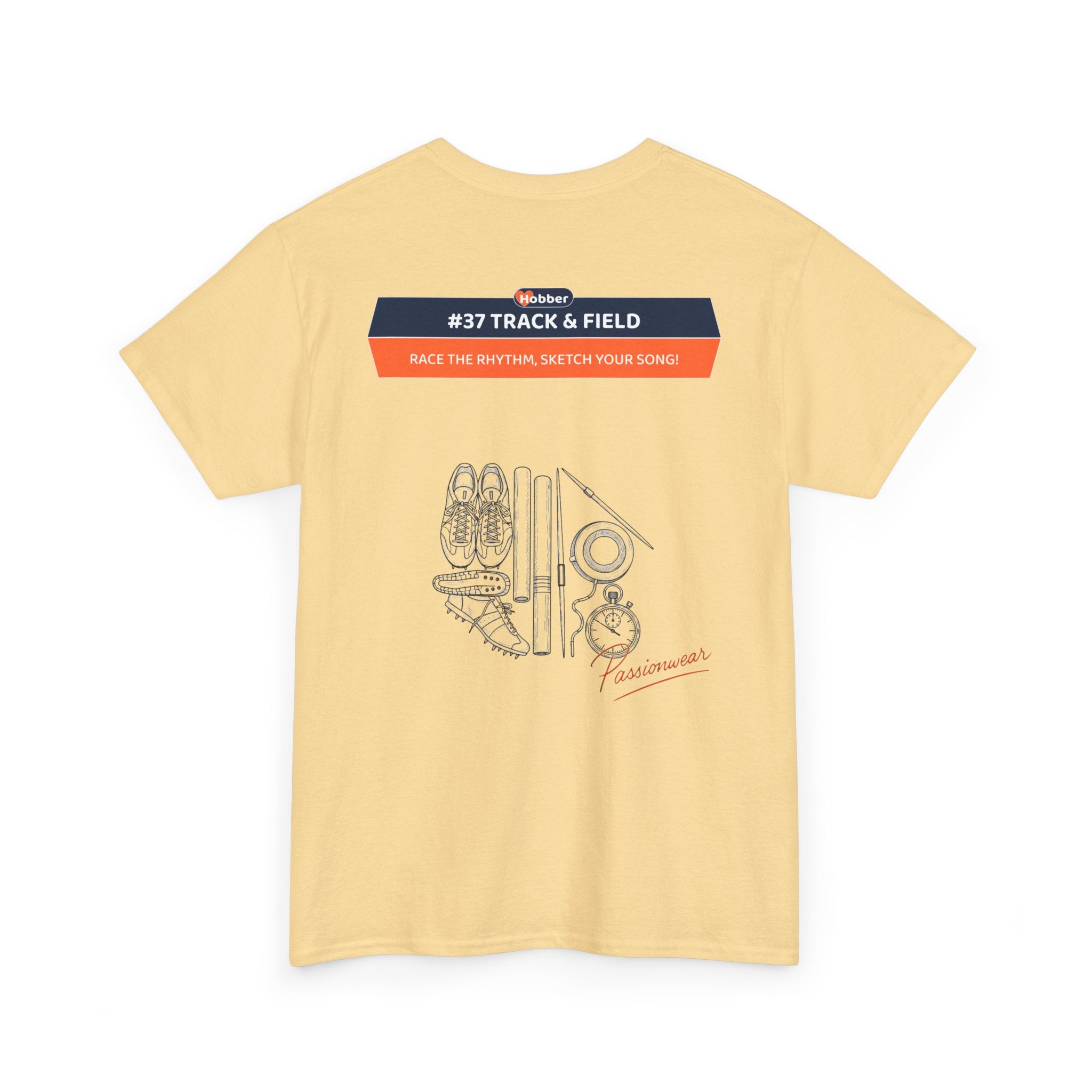 Hobber Mens Sports & Adventure T-Shirt, #37 Track & field