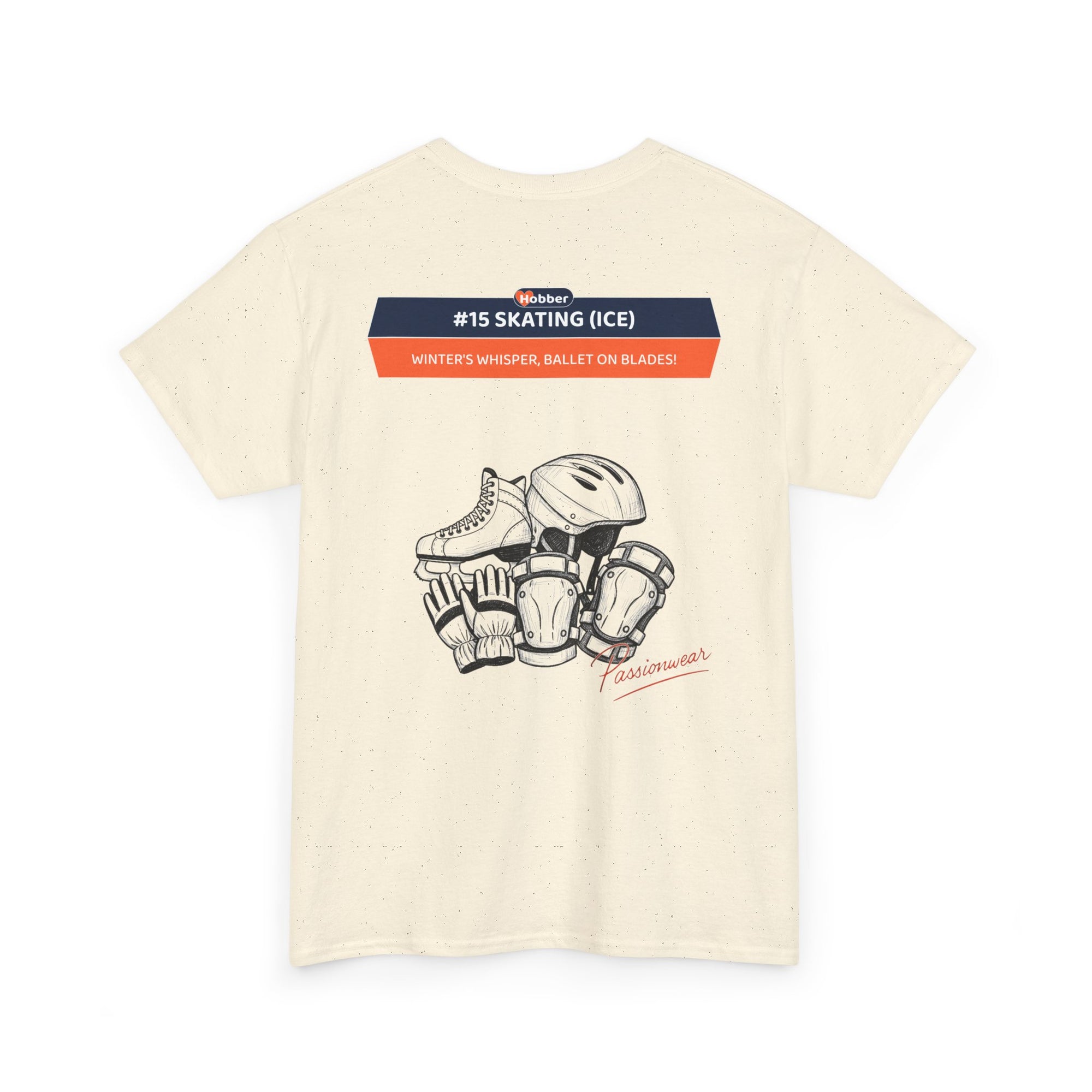 Hobber Unisex Sports & Adventure T-Shirt, #15 Skating (Ice)