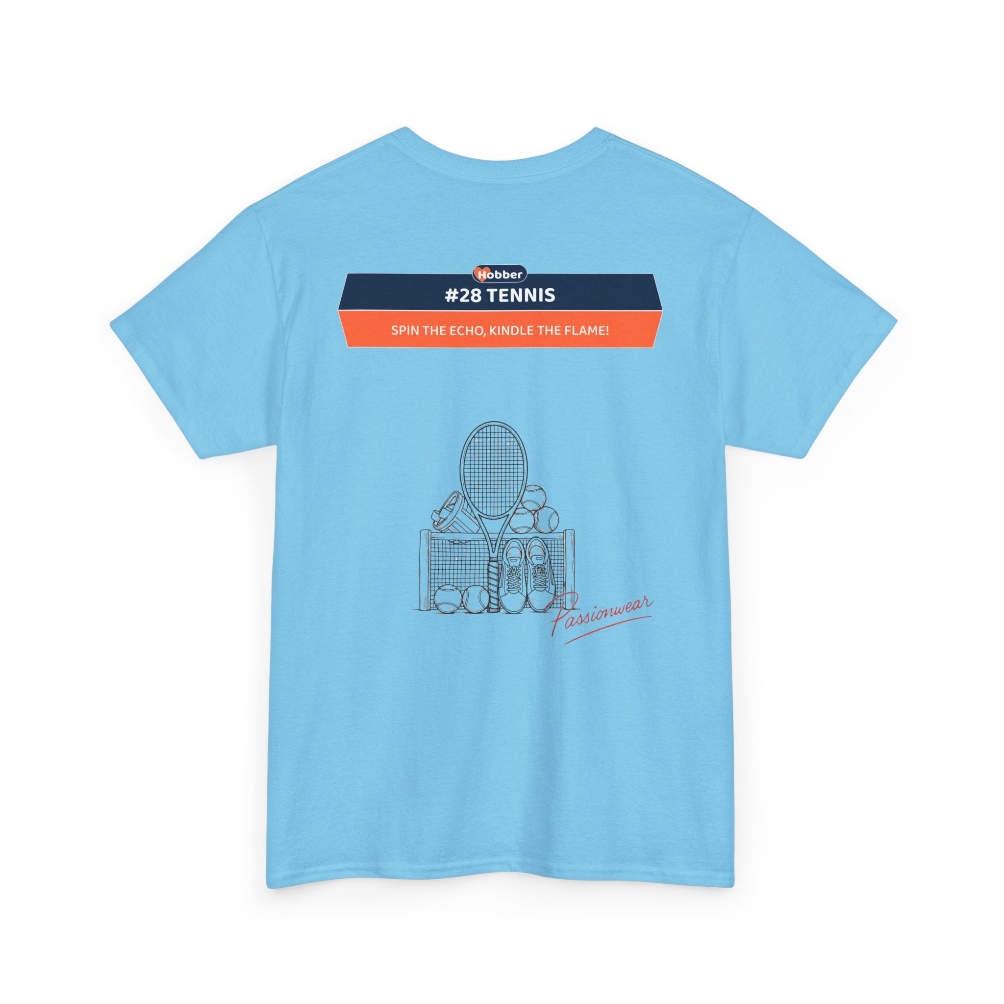 Hobber Unisex Sports & Adventure T-Shirt, #28 Tennis