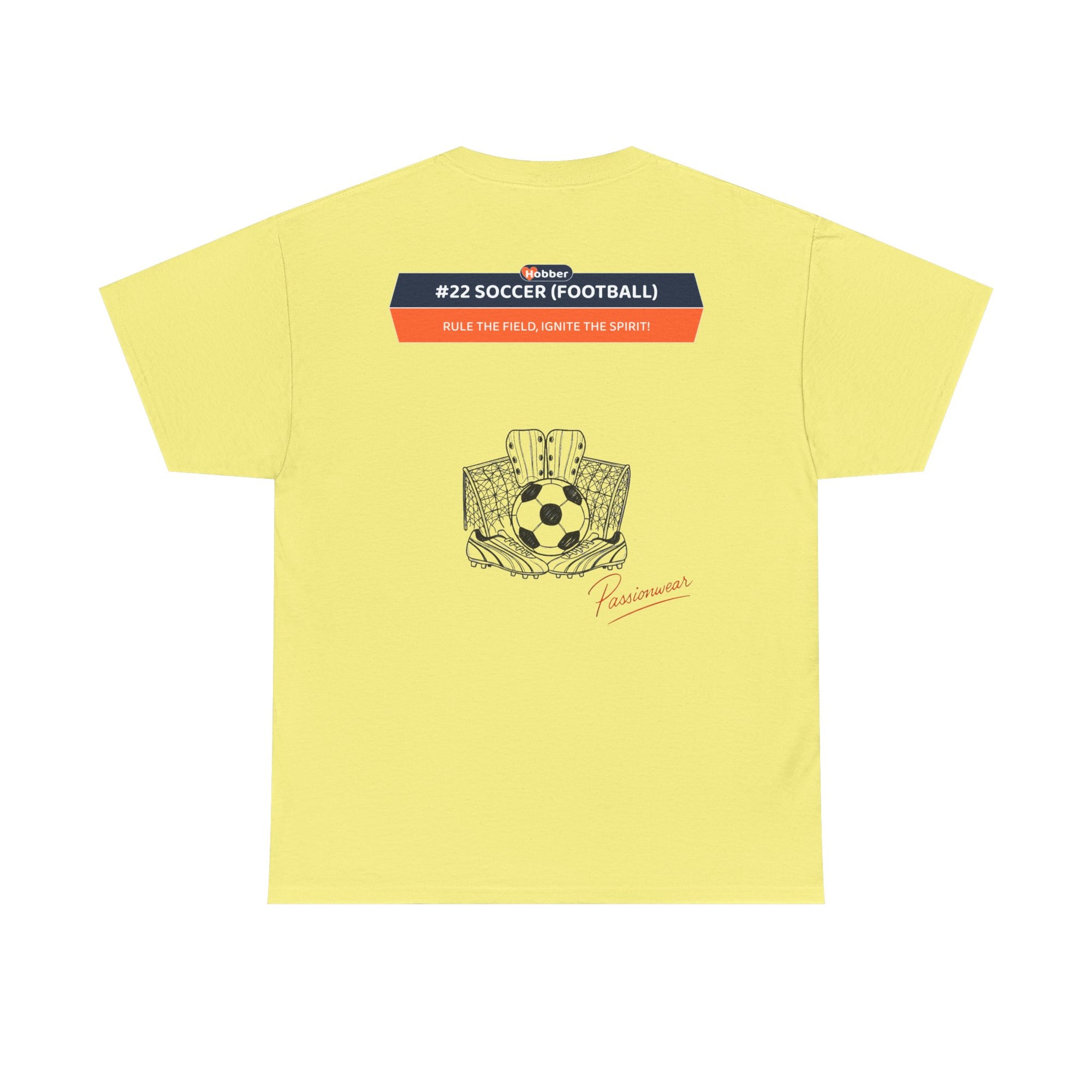 Hobber Mens Sports & Adventure T-Shirt, #22 Soccer (Football)
