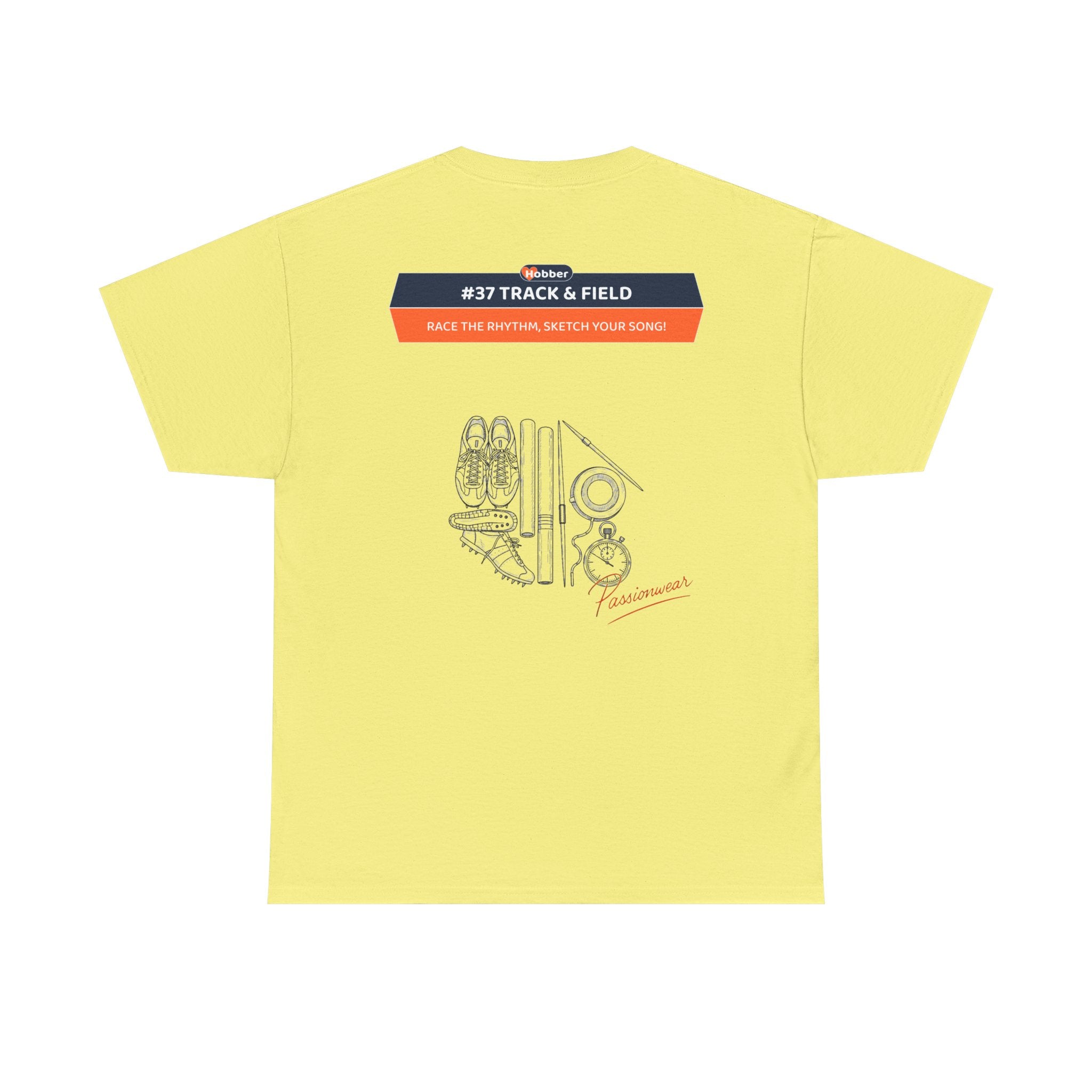 Hobber Mens Sports & Adventure T-Shirt, #37 Track & field