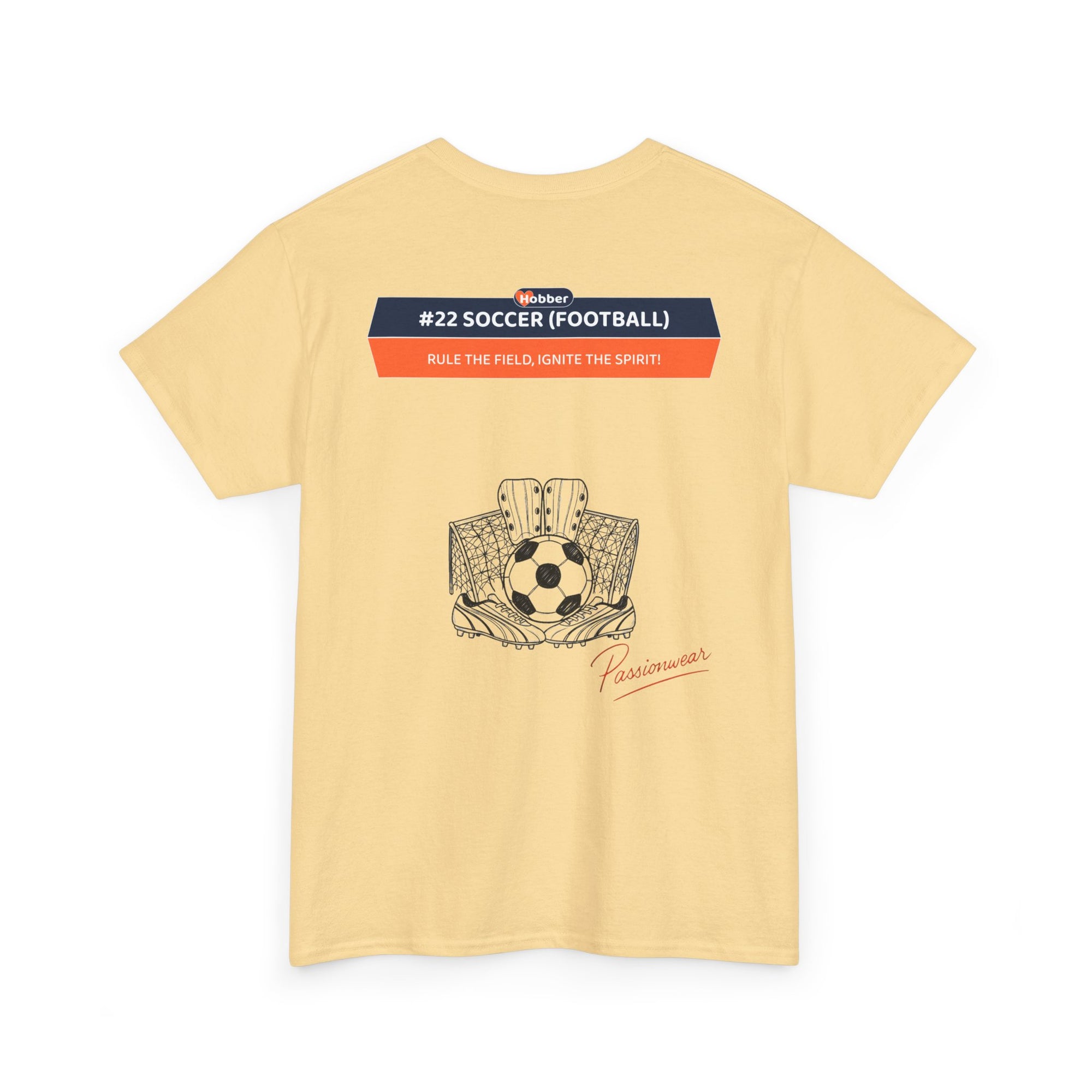 Hobber Mens Sports & Adventure T-Shirt, #22 Soccer (Football)