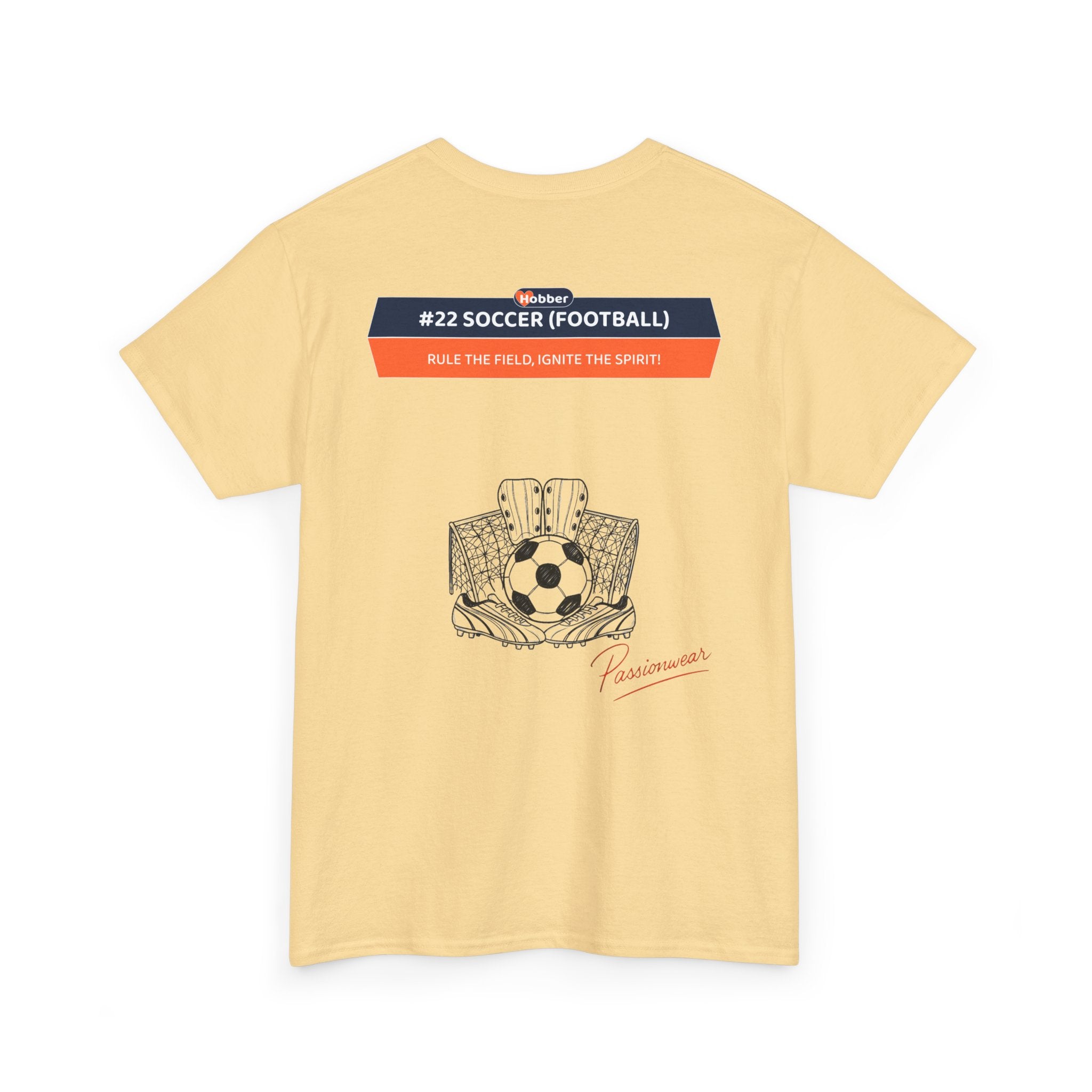 Hobber Mens Sports & Adventure T-Shirt, #22 Soccer (Football)