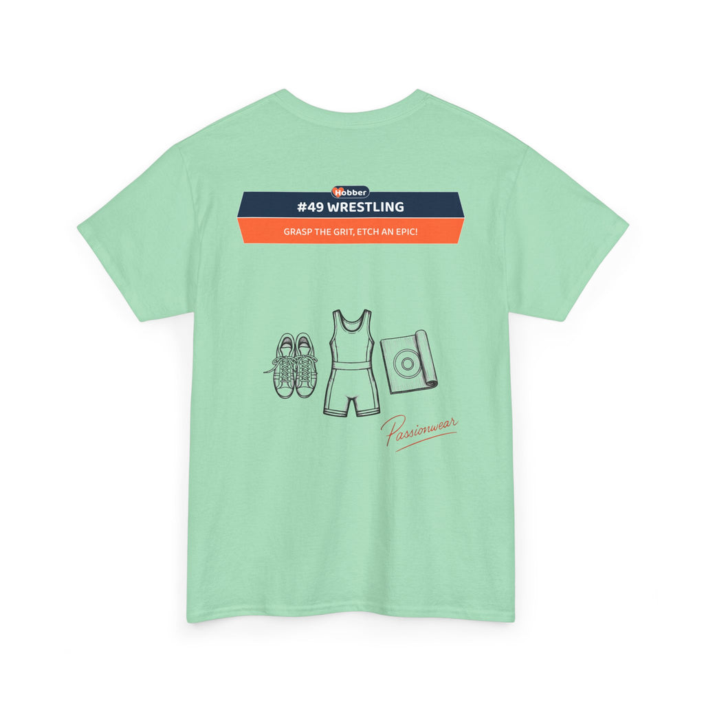Hobber Mens Sports & Adventure T-Shirt, #49 Wrestling