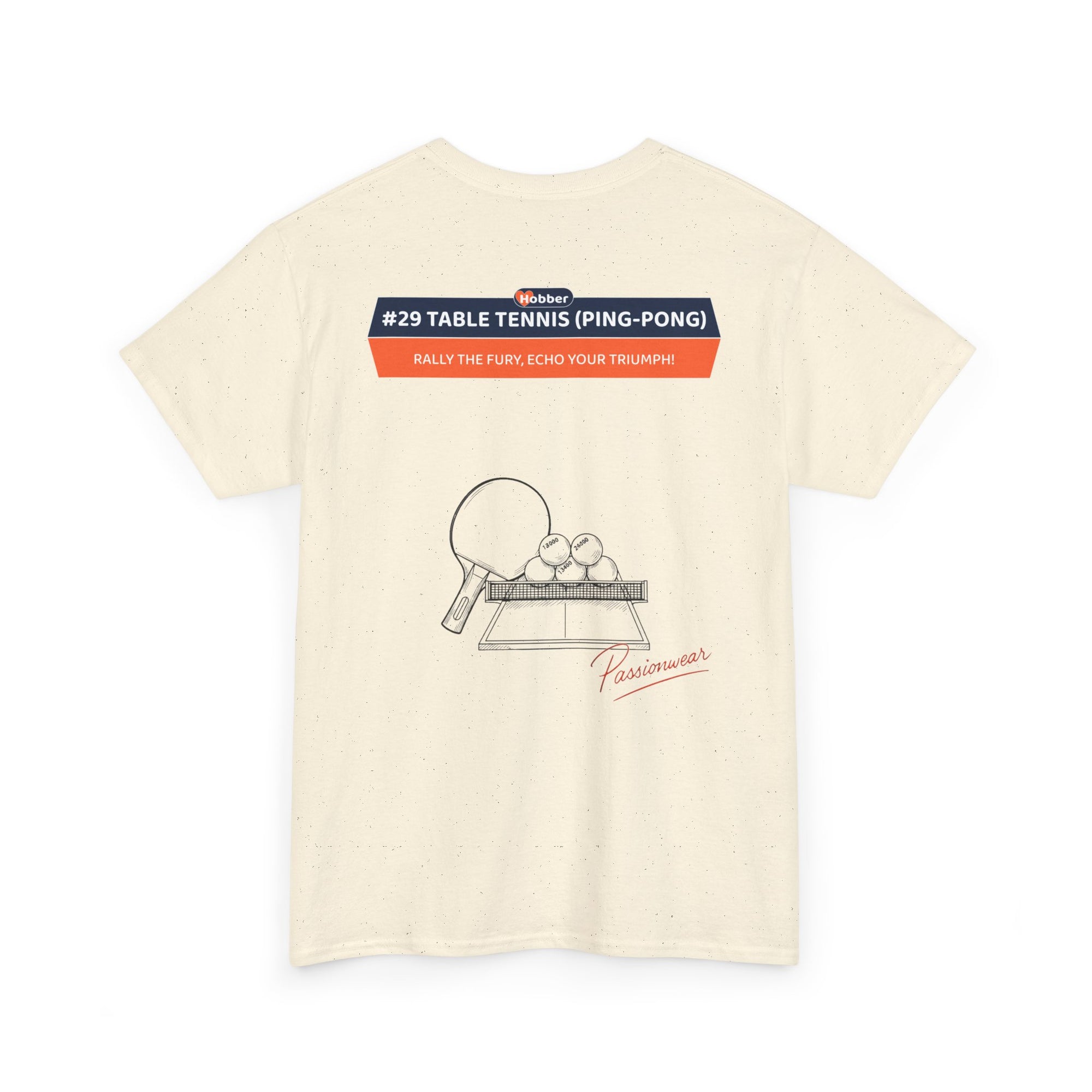 Hobber Unisex Sports & Adventure T-Shirt, #29 Table tennis (Ping-pong)