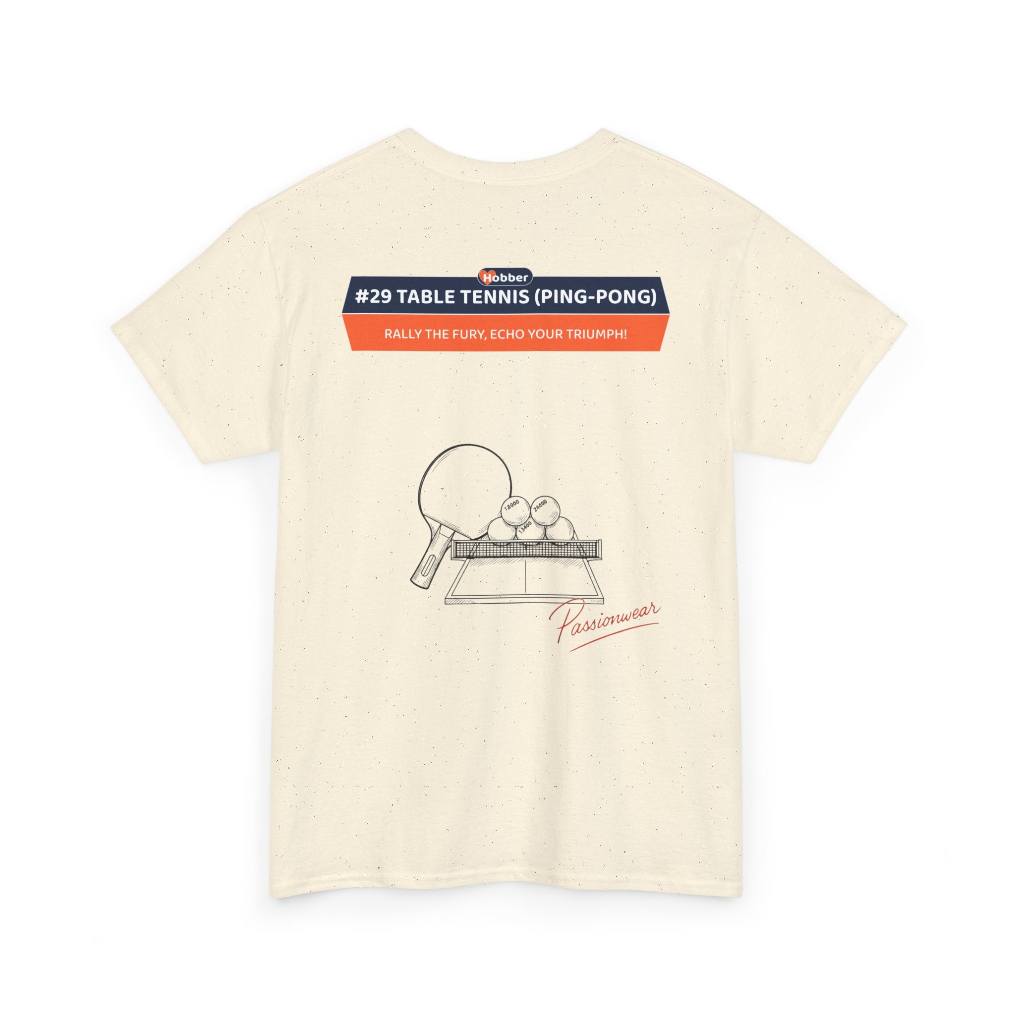 Hobber Unisex Sports & Adventure T-Shirt, #29 Table tennis (Ping-pong)
