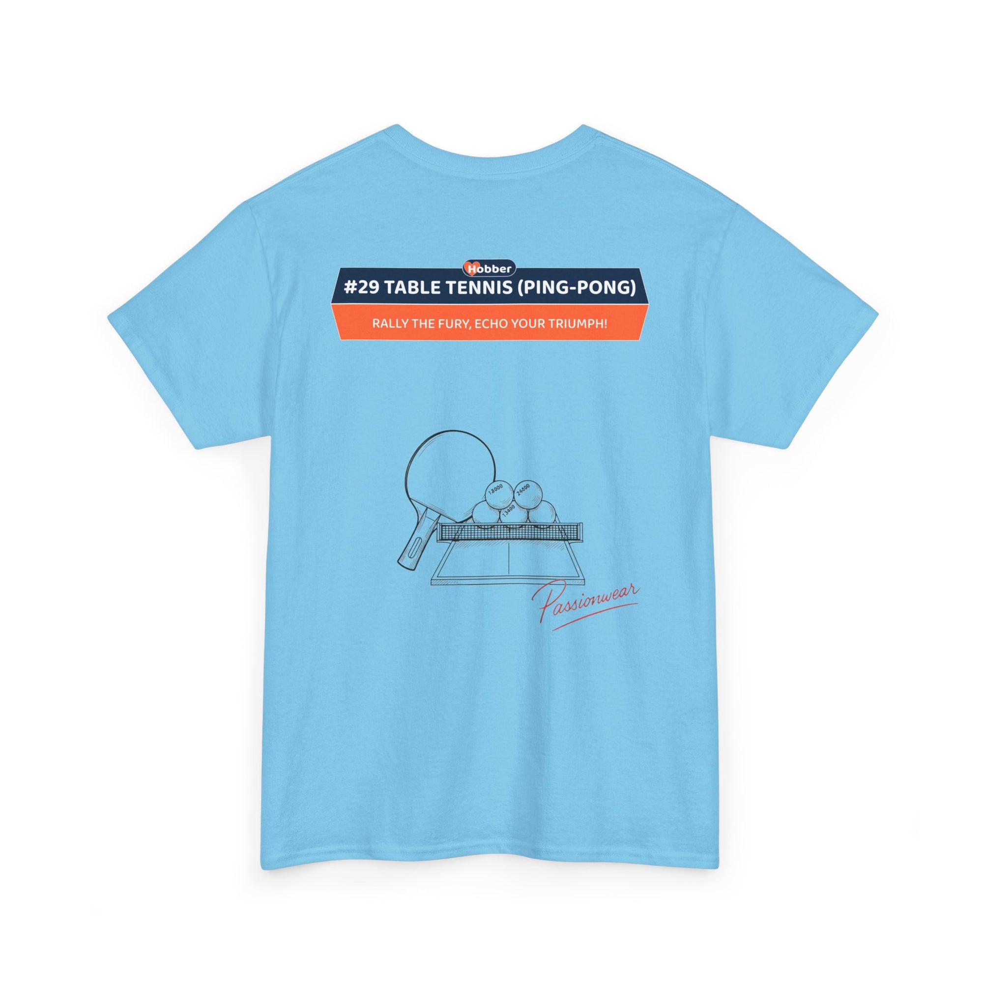 Hobber Unisex Sports & Adventure T-Shirt, #29 Table tennis (Ping-pong)