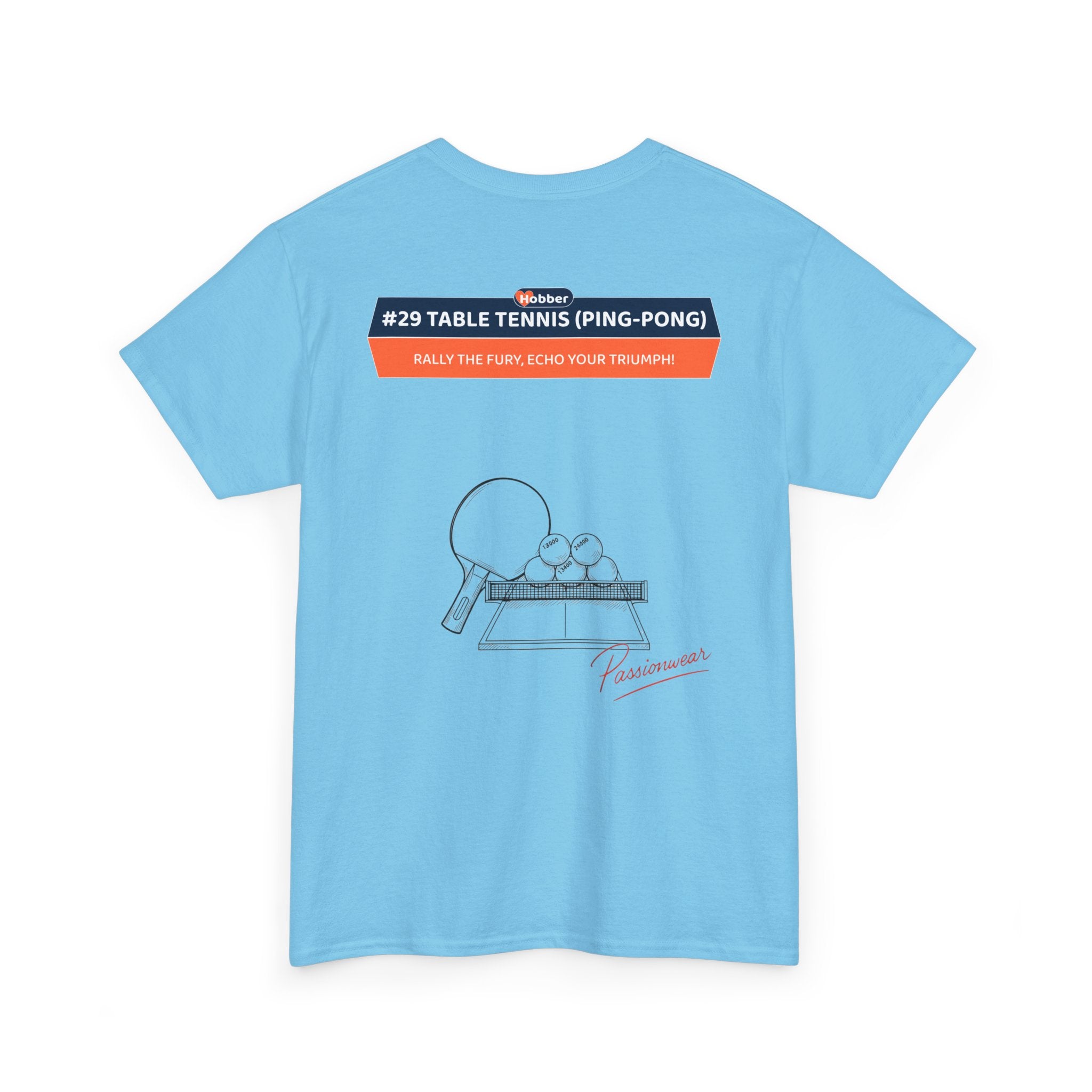 Hobber Unisex Sports & Adventure T-Shirt, #29 Table tennis (Ping-pong)