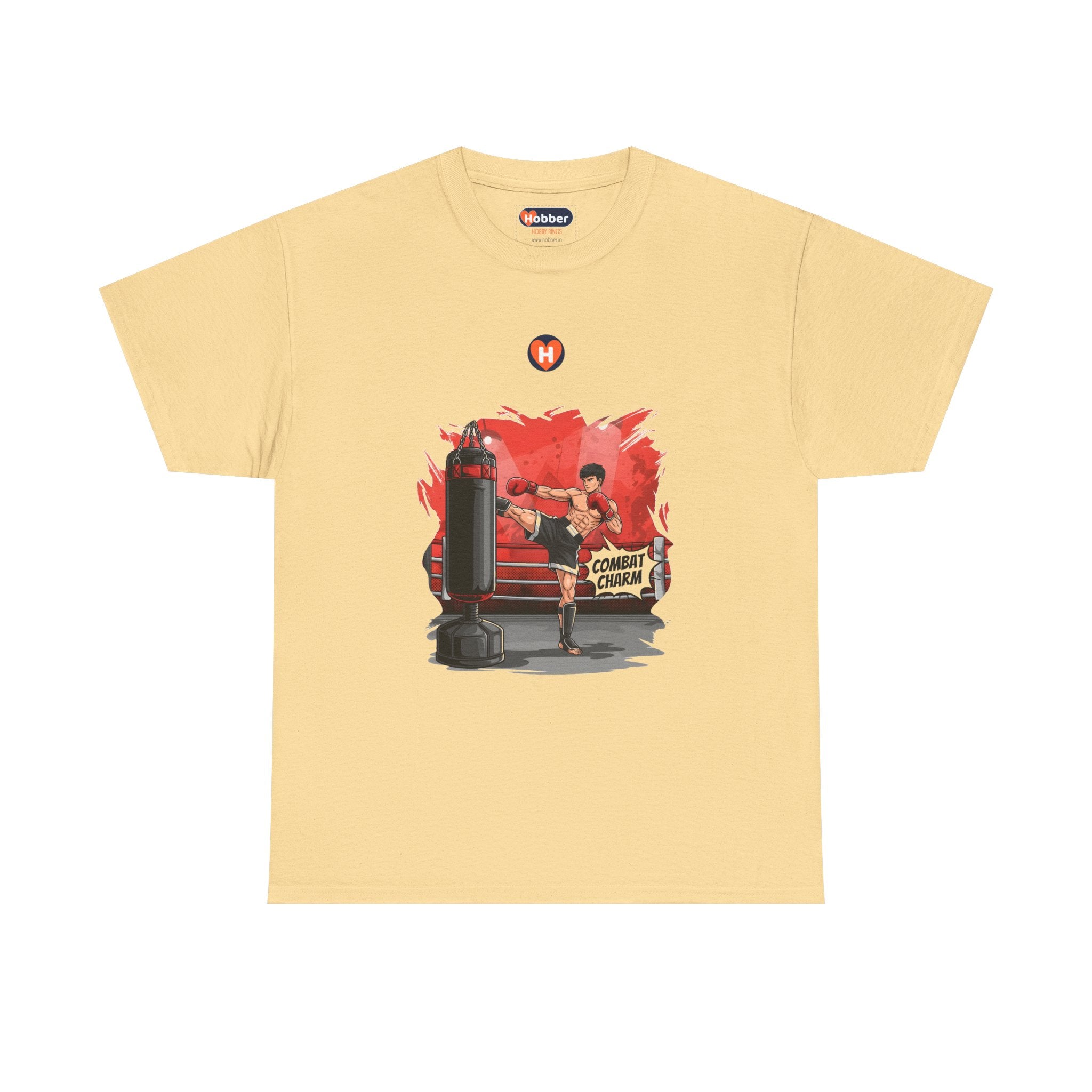 Hobber Mens Sports & Adventure T-Shirt, #48 Kickboxing