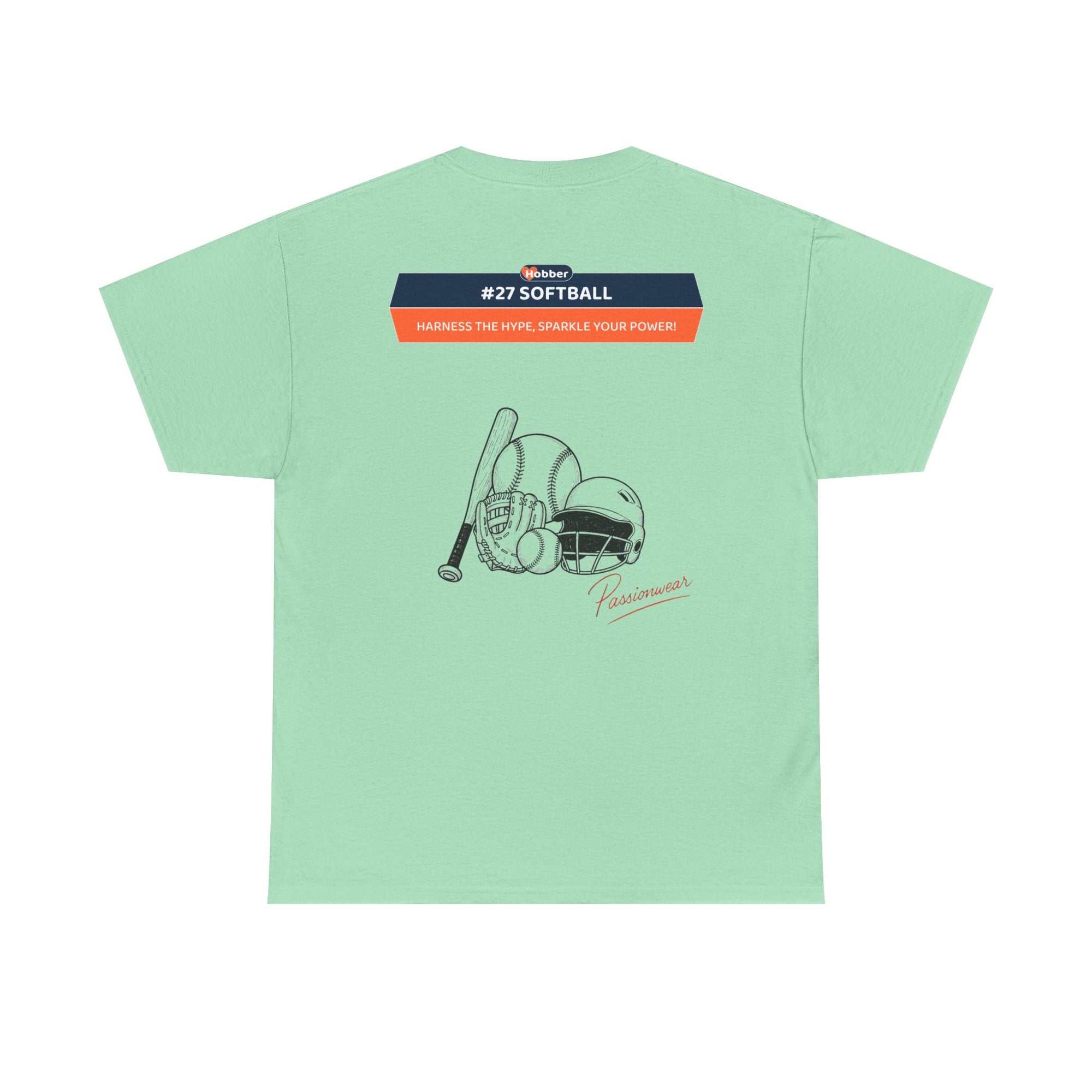 Hobber Unisex Sports & Adventure T-Shirt, #27 Softball