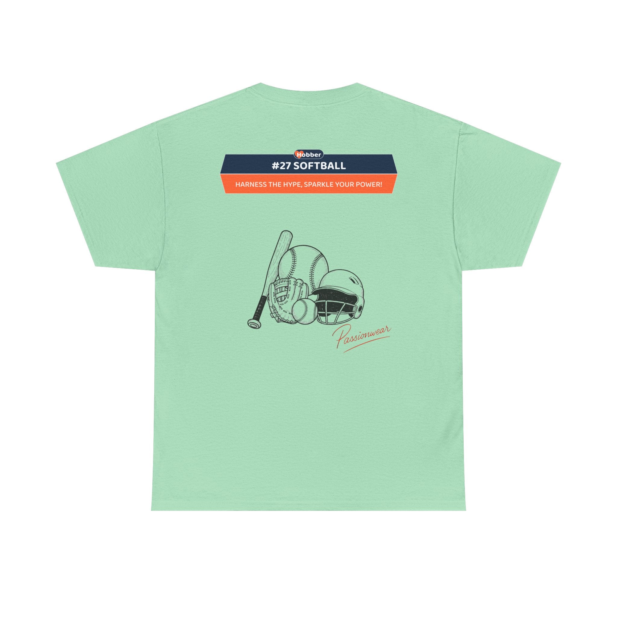 Hobber Unisex Sports & Adventure T-Shirt, #27 Softball