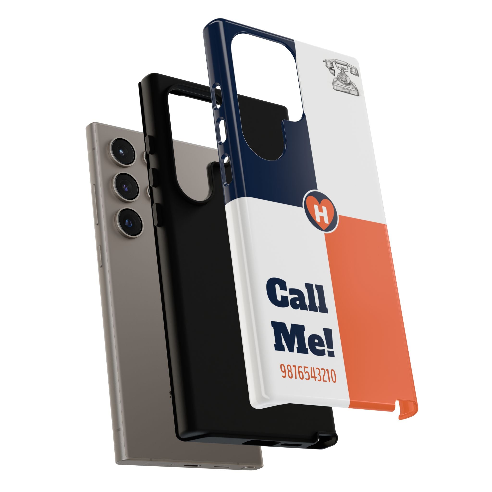 Hobber CallMe: Stylish Phone Case for Tough Protection, Customizable Cover, Durable Design