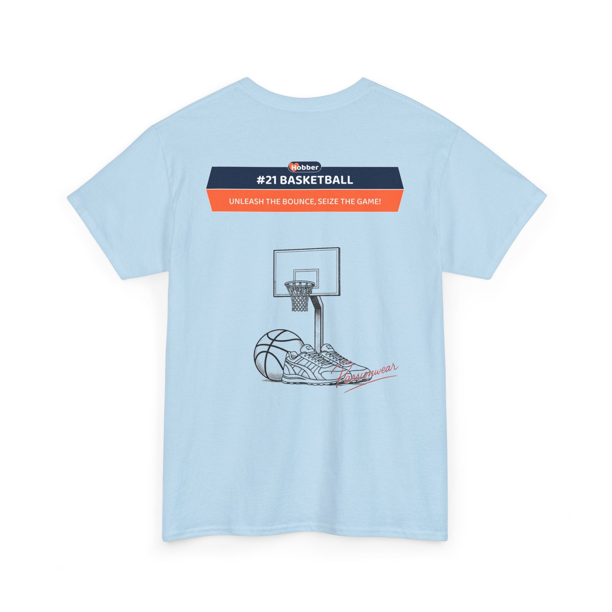 Hobber Mens Sports & Adventure T-Shirt, #21 Basketball