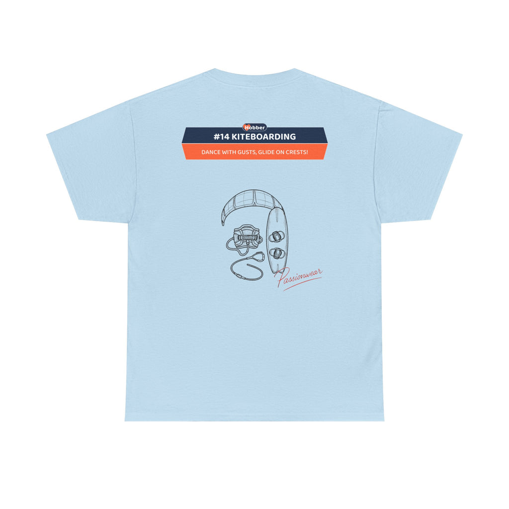 Hobber Mens Sports & Adventure T-Shirt, #14 Kiteboarding