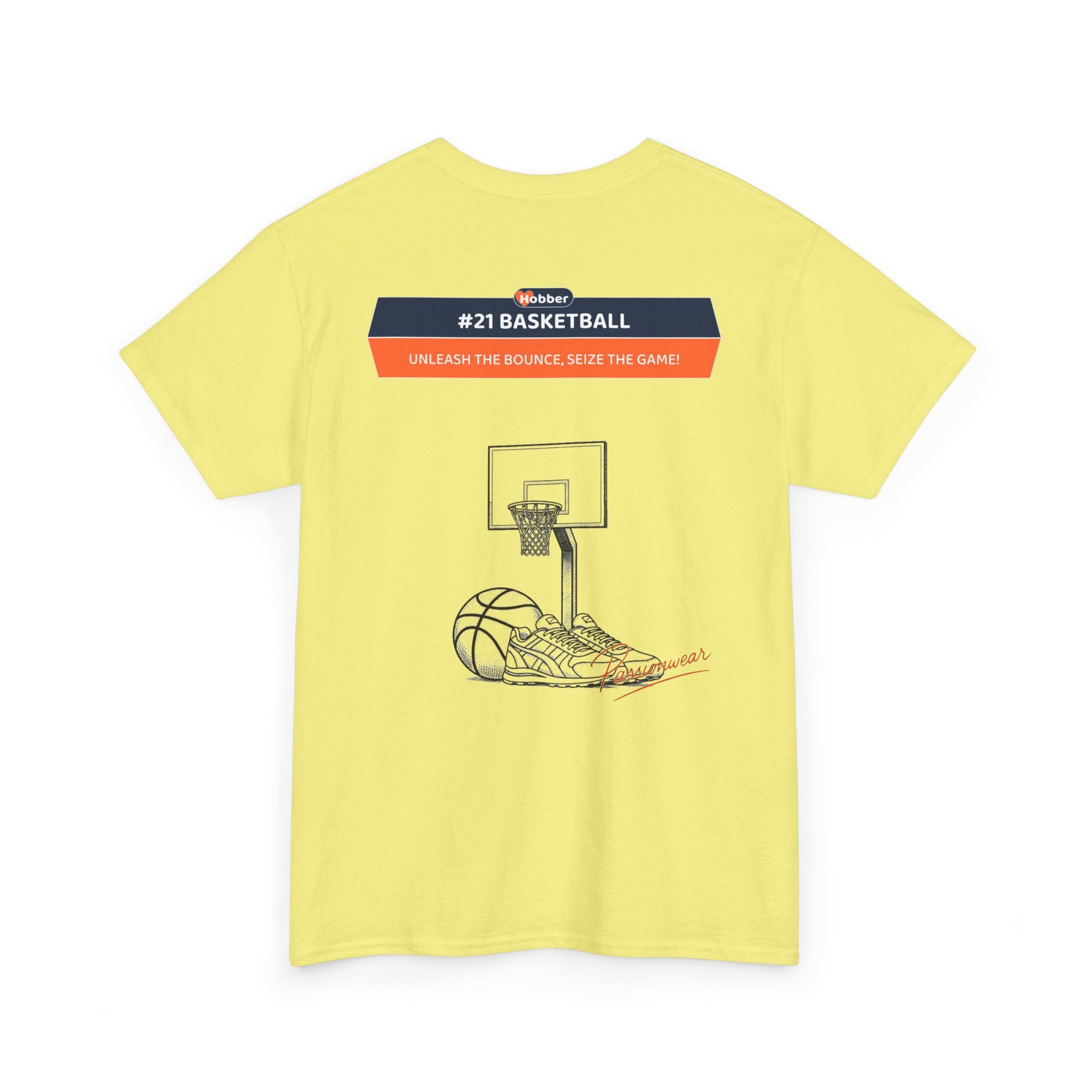 Hobber Mens Sports & Adventure T-Shirt, #21 Basketball