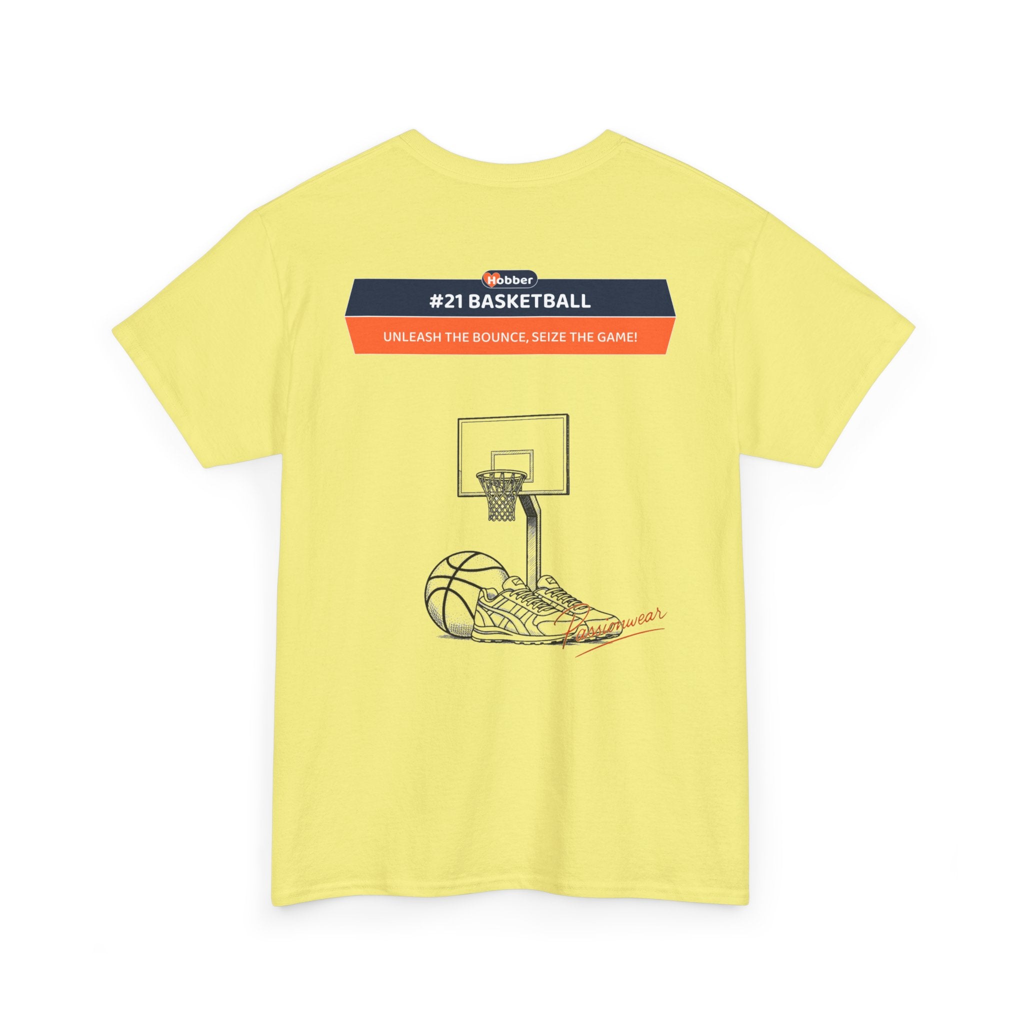 Hobber Mens Sports & Adventure T-Shirt, #21 Basketball