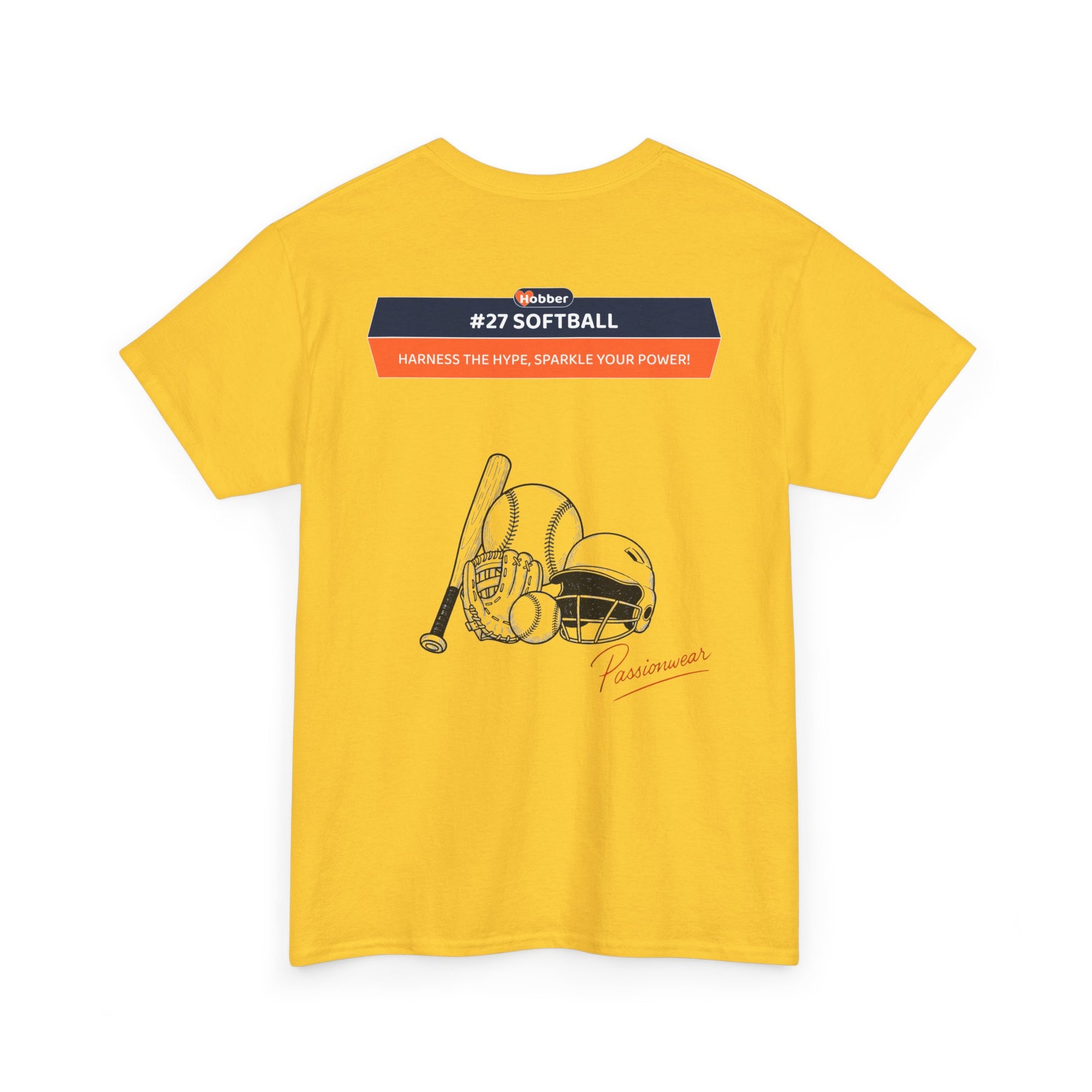 Hobber Unisex Sports & Adventure T-Shirt, #27 Softball