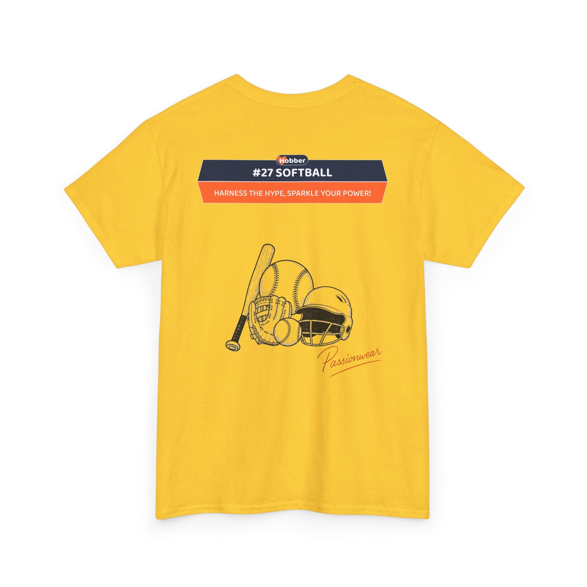 Hobber Unisex Sports & Adventure T-Shirt, #27 Softball
