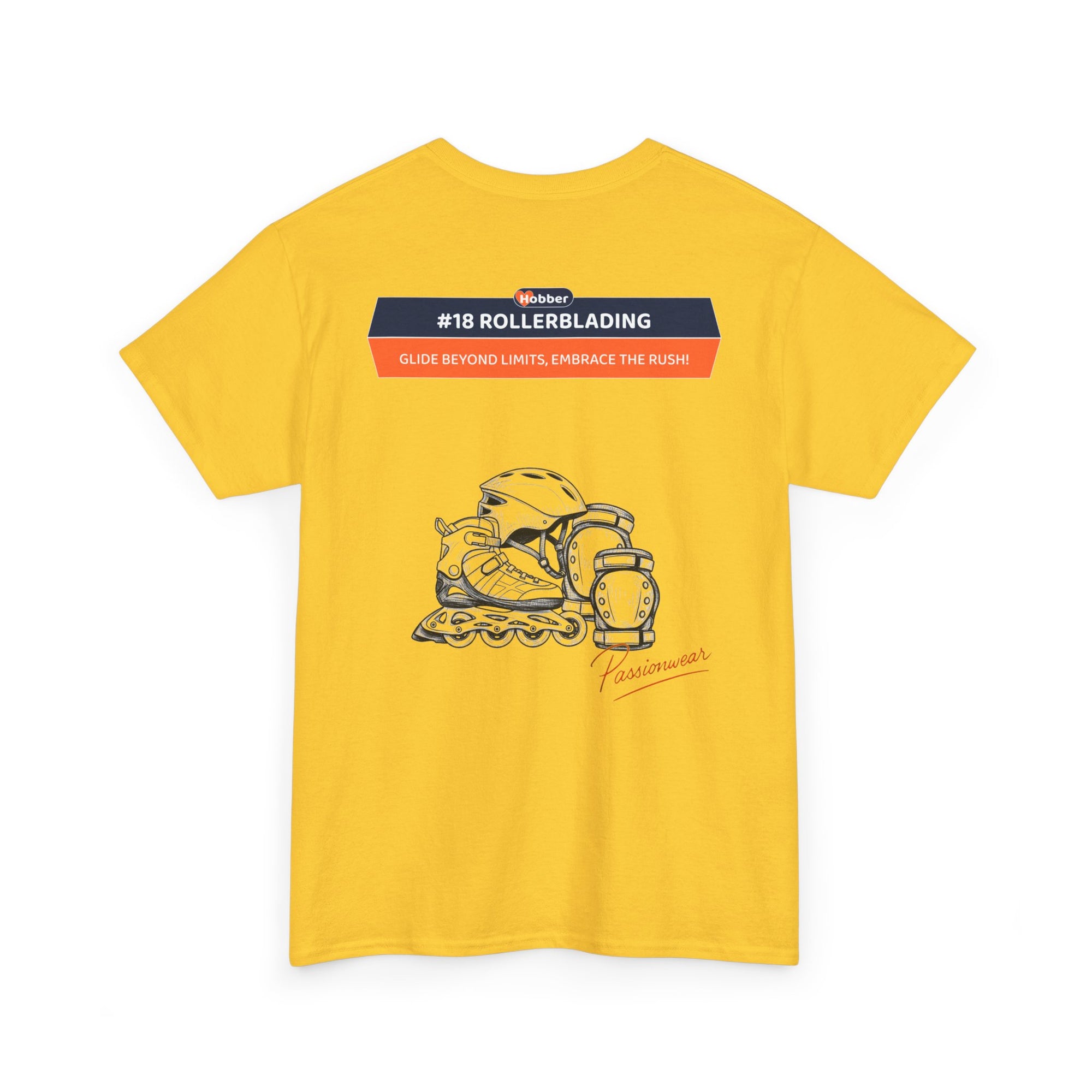 Hobber Unisex Sports & Adventure T-Shirt, #18 Rollerblading