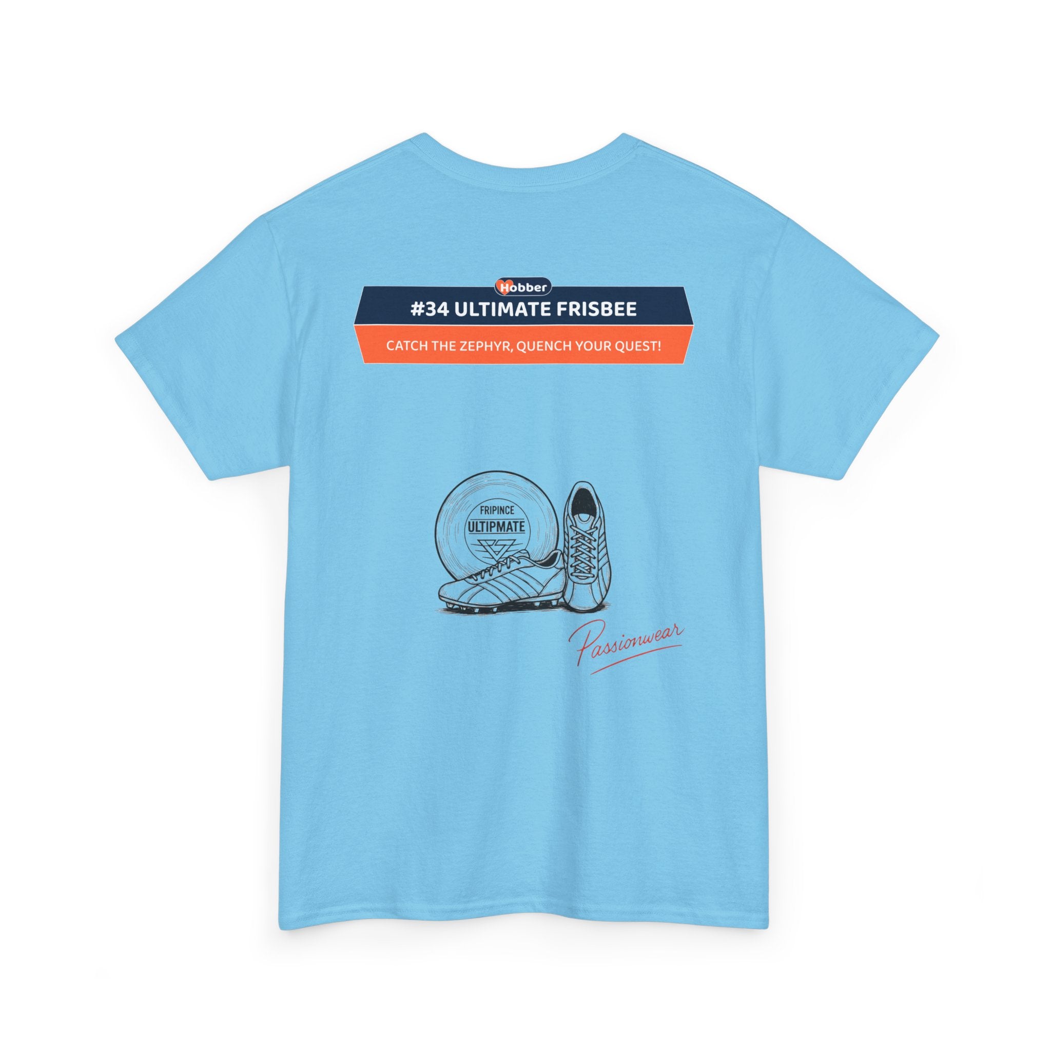 Hobber Unisex Sports & Adventure T-Shirt, #34 Ultimate Frisbee