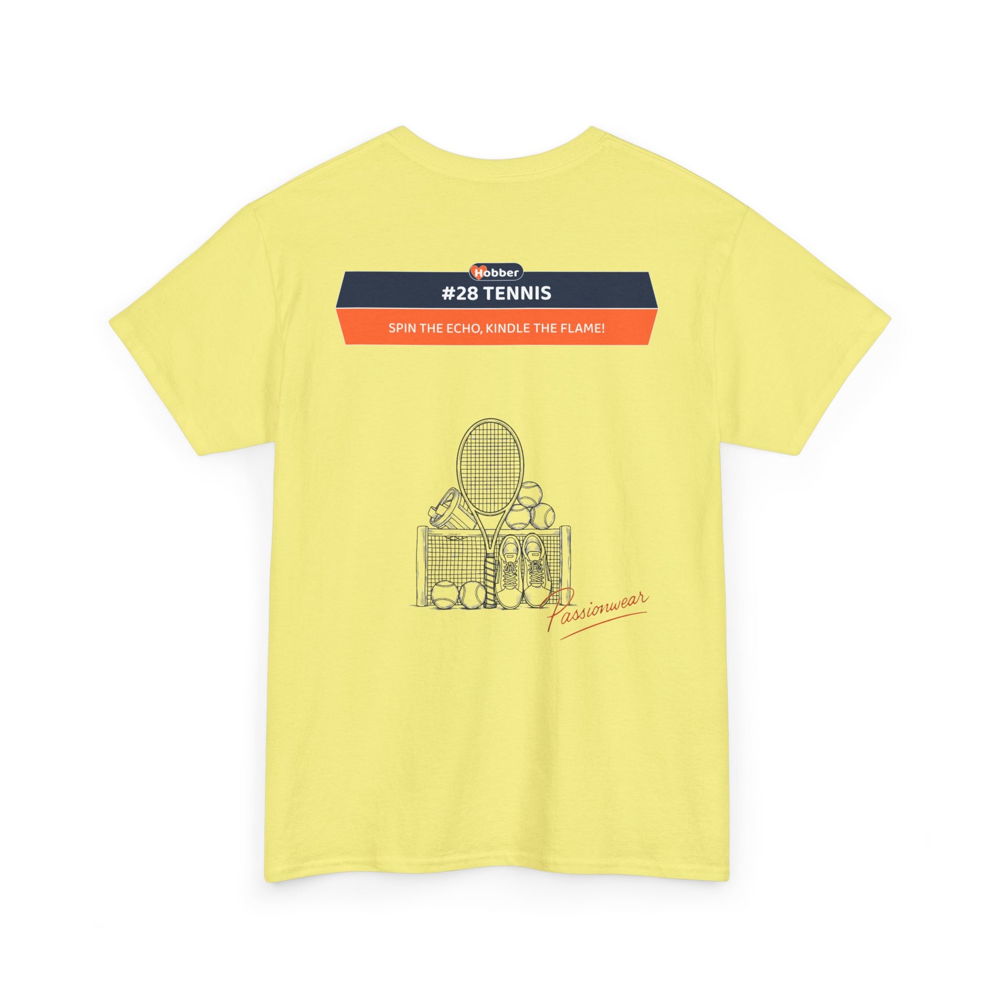 Hobber Unisex Sports & Adventure T-Shirt, #28 Tennis