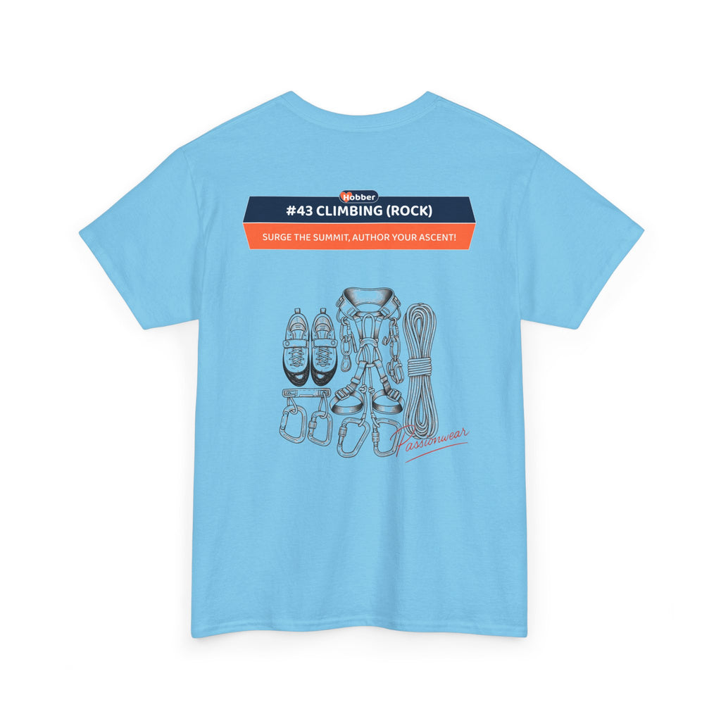 Hobber Mens Sports & Adventure T-Shirt, #43 Climbing (Rock)