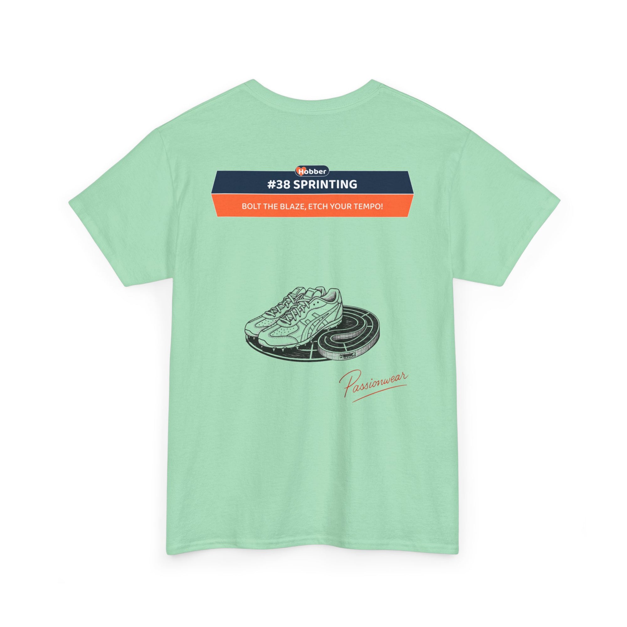 Hobber Mens Sports & Adventure T-Shirt, #38 Sprinting