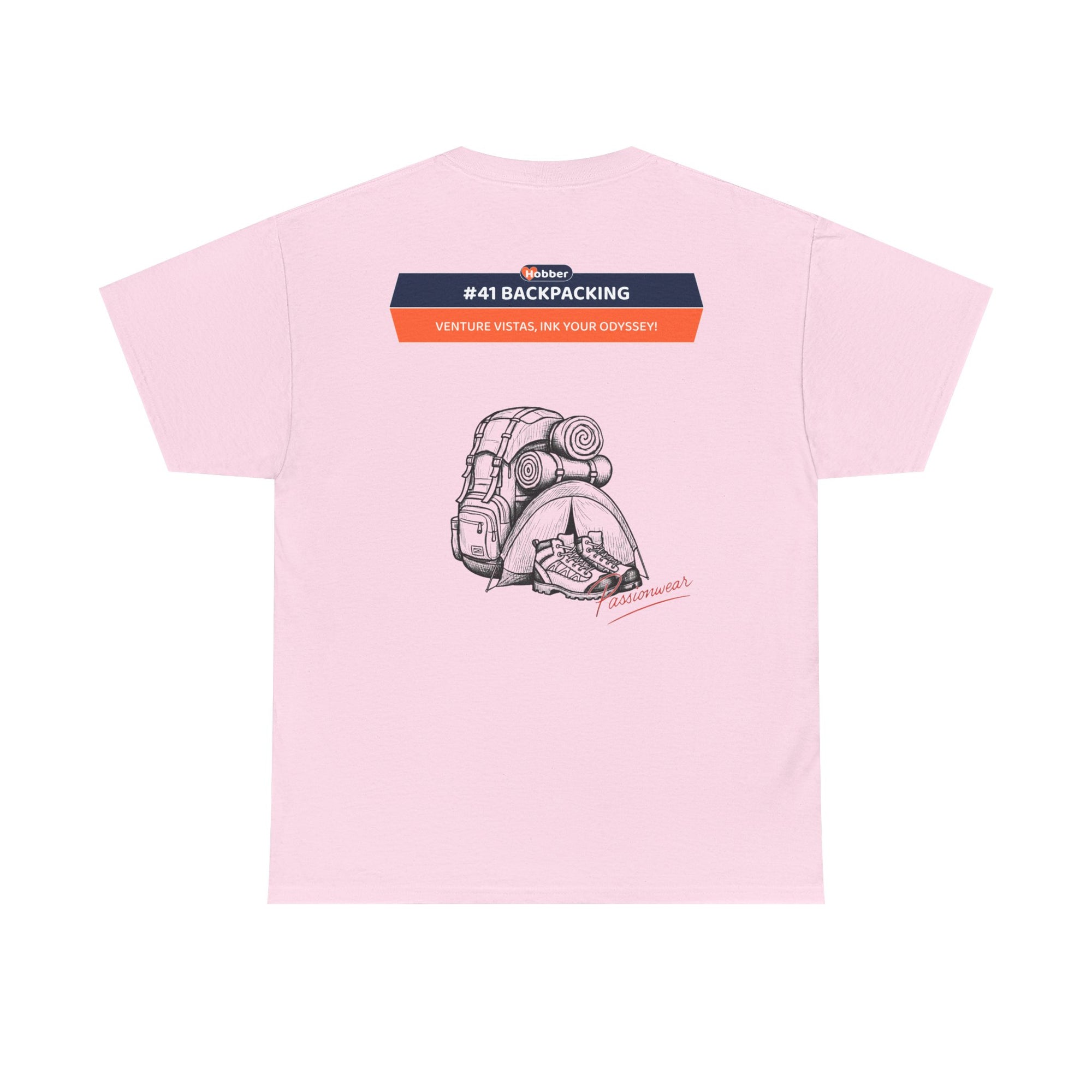 Hobber Unisex Sports & Adventure T-Shirt, #41 Backpacking
