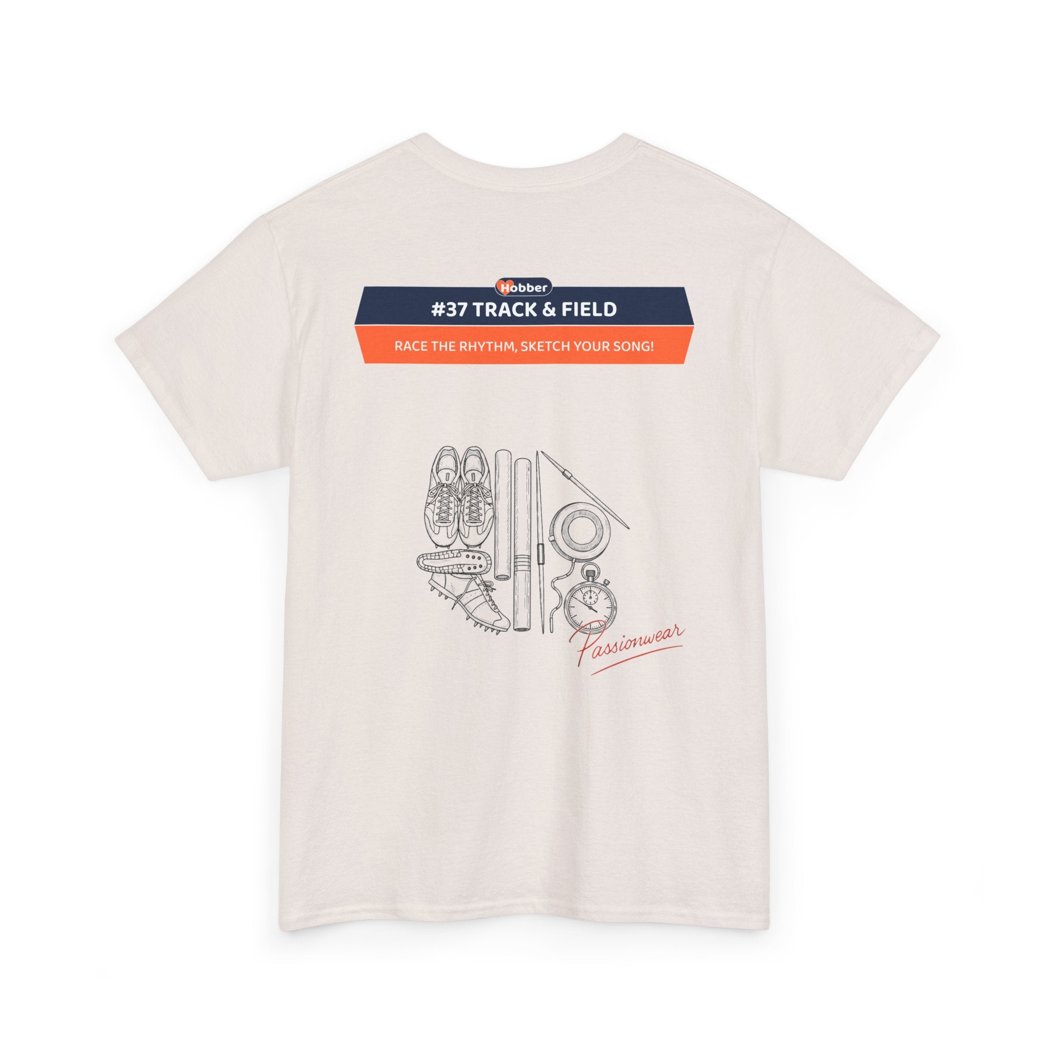 Hobber Mens Sports & Adventure T-Shirt, #37 Track & field