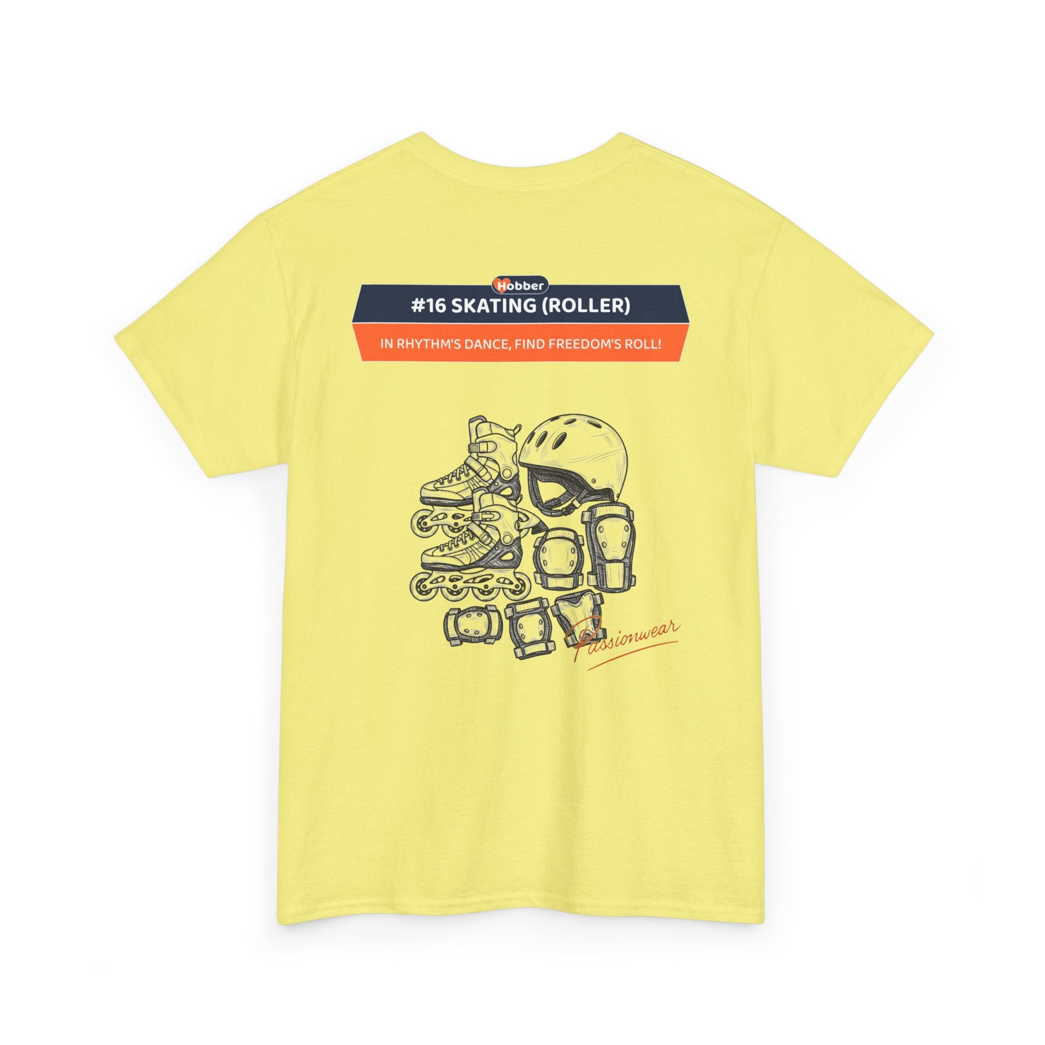Hobber Unisex Sports & Adventure T-Shirt, #16 Skating (Roller)