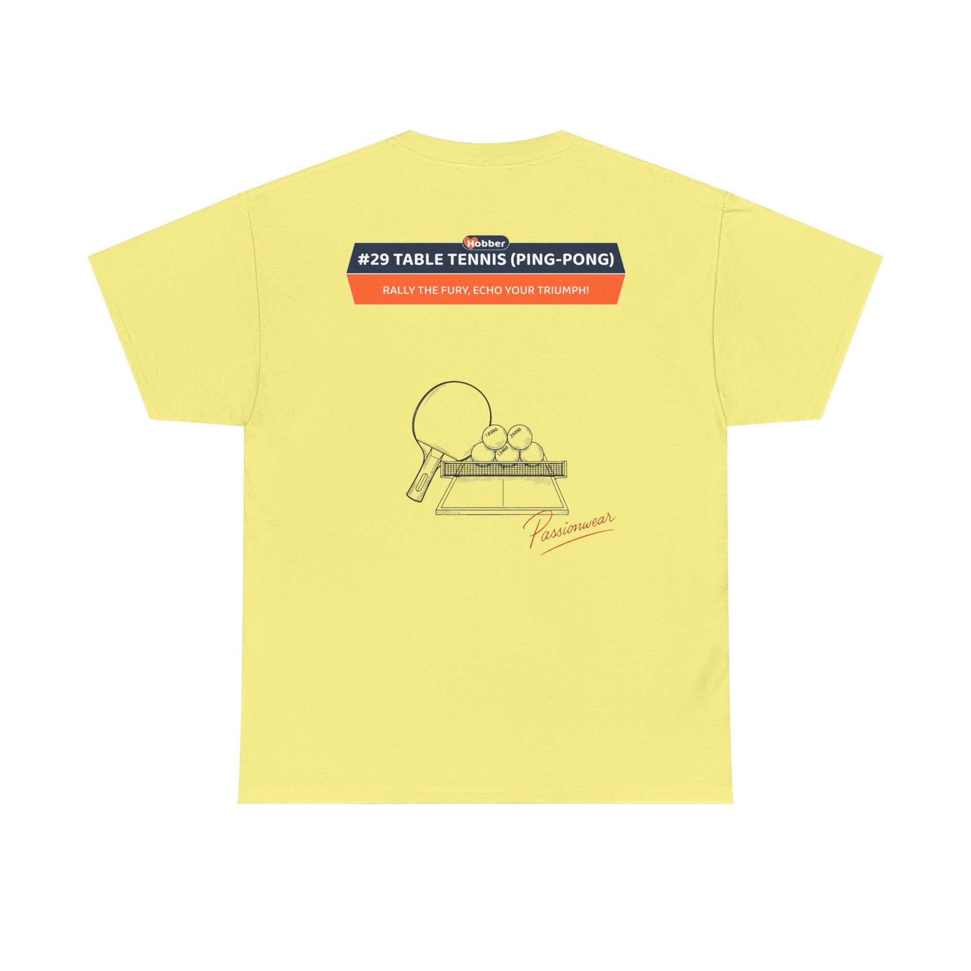 Hobber Unisex Sports & Adventure T-Shirt, #29 Table tennis (Ping-pong)