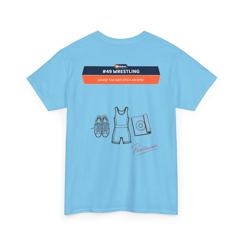 Hobber Mens Sports & Adventure T-Shirt, #49 Wrestling