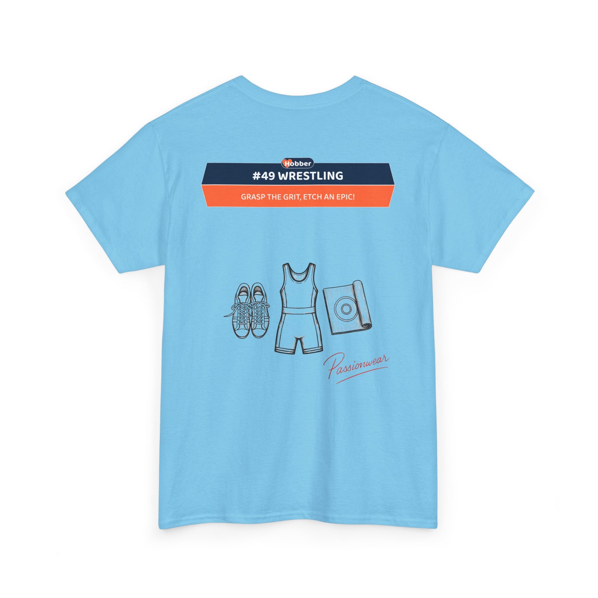 Hobber Mens Sports & Adventure T-Shirt, #49 Wrestling