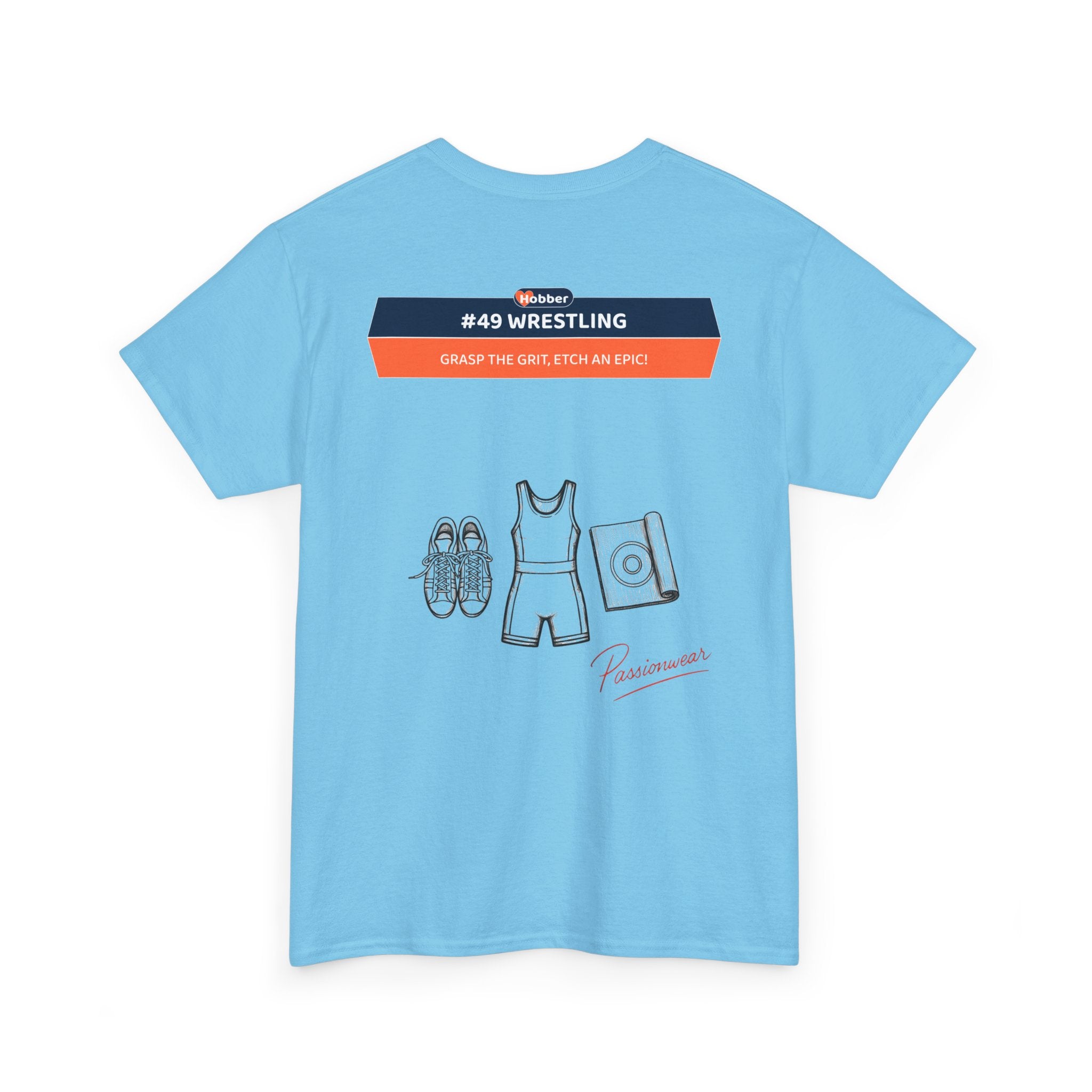 Hobber Mens Sports & Adventure T-Shirt, #49 Wrestling
