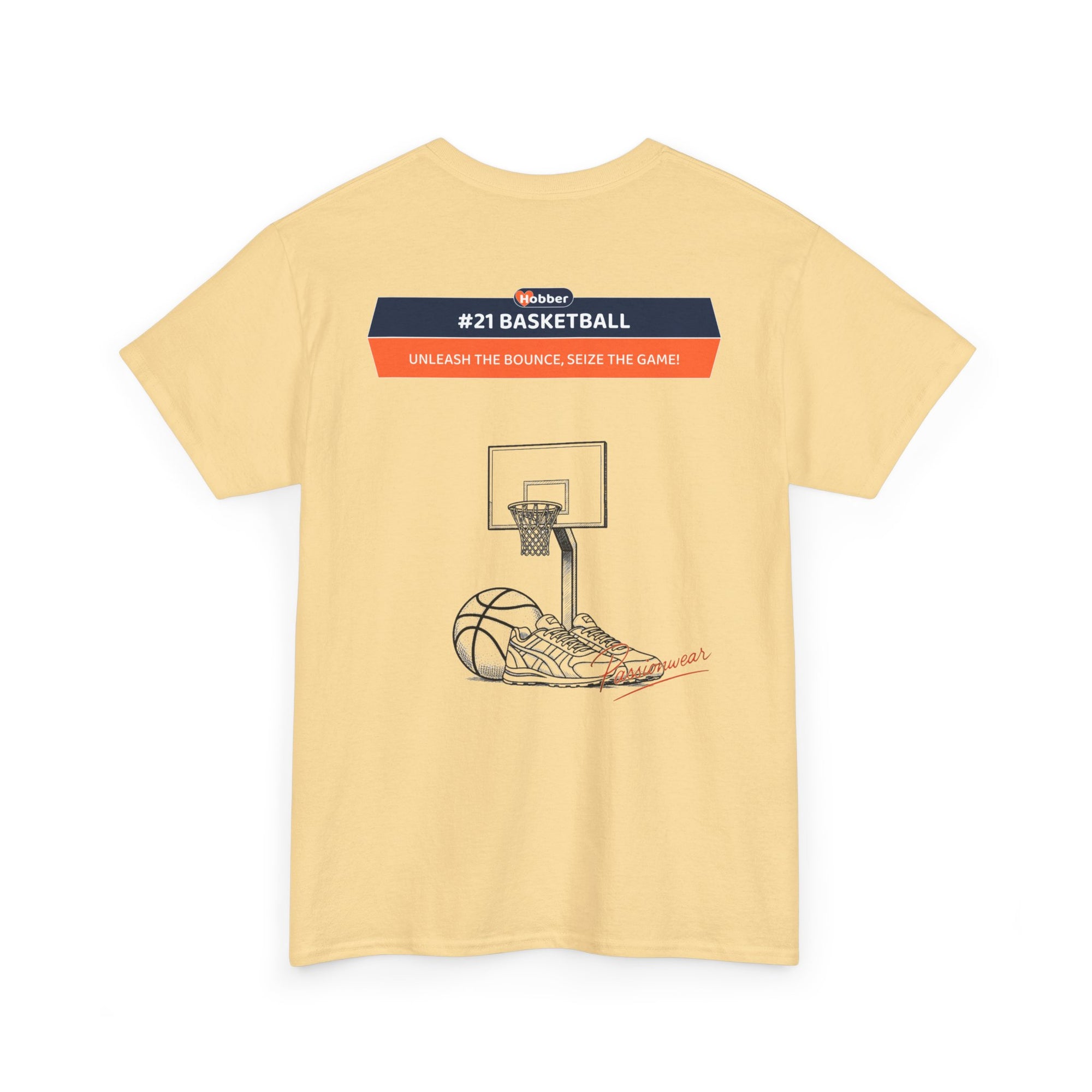 Hobber Mens Sports & Adventure T-Shirt, #21 Basketball