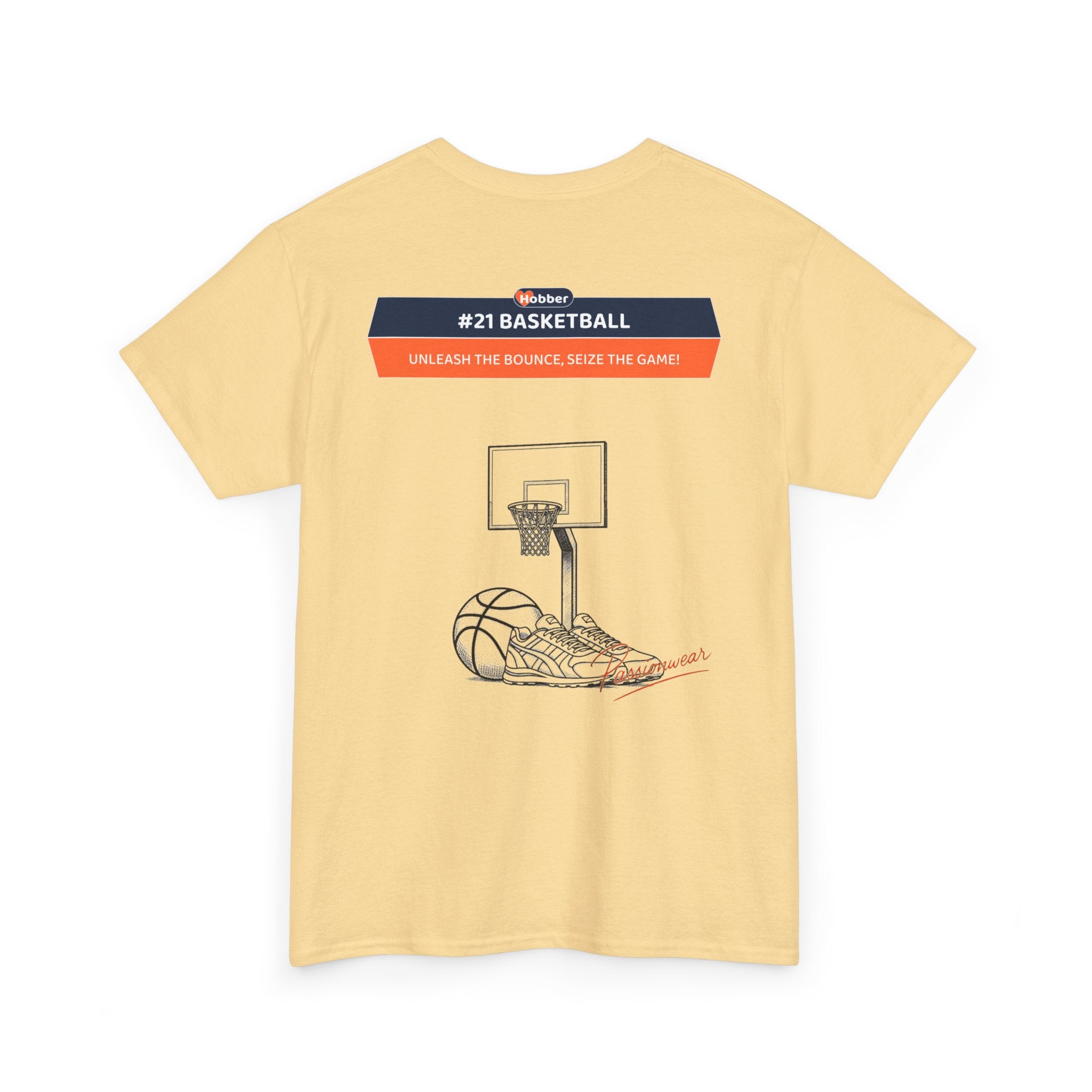 Hobber Mens Sports & Adventure T-Shirt, #21 Basketball