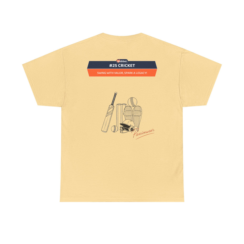 Hobber Mens Sports & Adventure T-Shirt, #25 Cricket