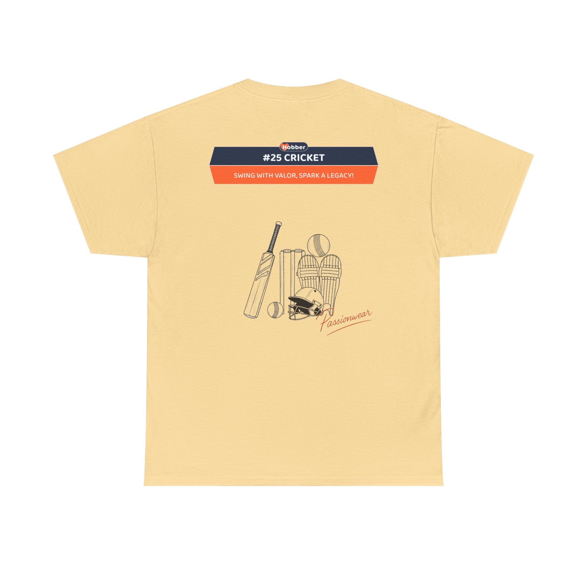 Hobber Mens Sports & Adventure T-Shirt, #25 Cricket