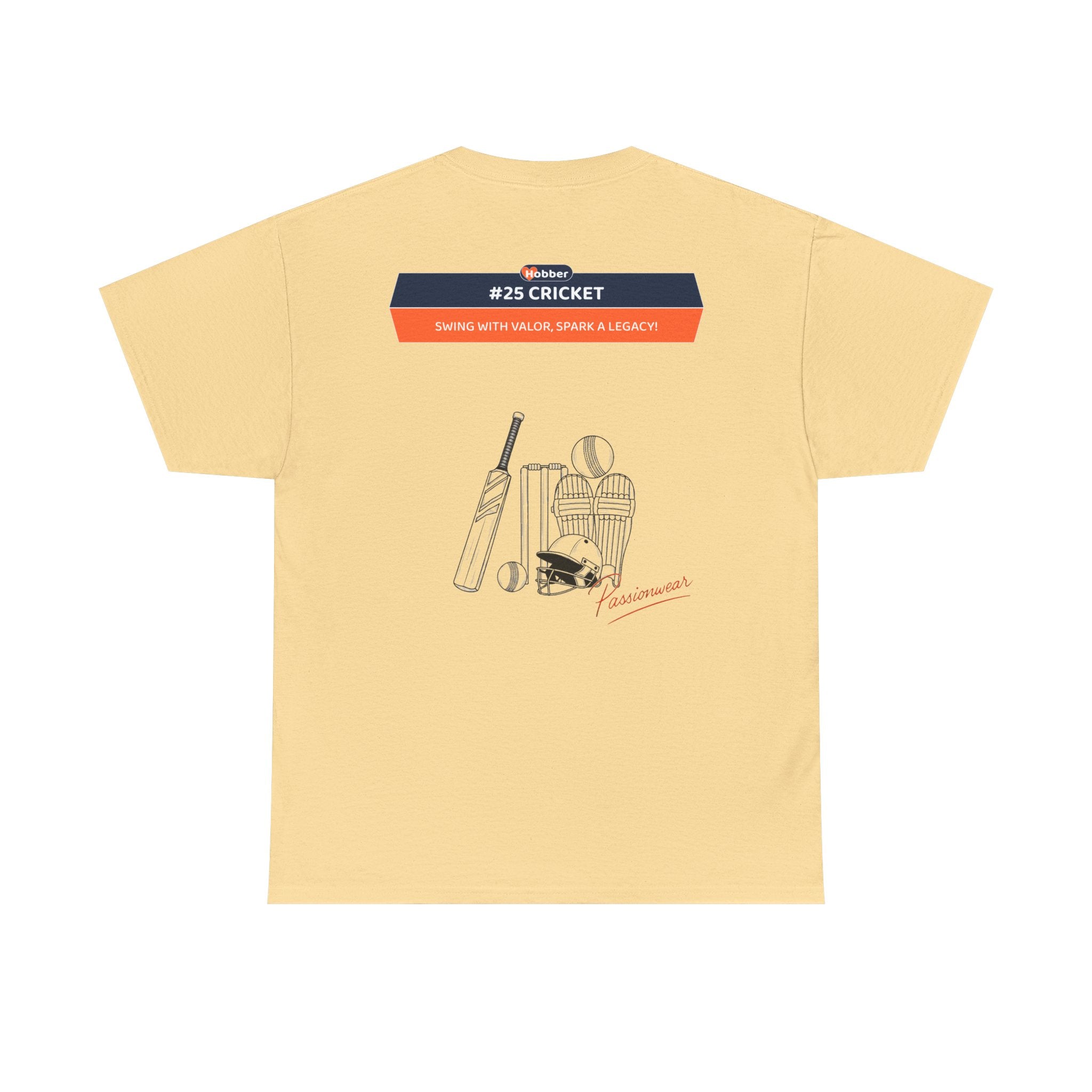 Hobber Mens Sports & Adventure T-Shirt, #25 Cricket