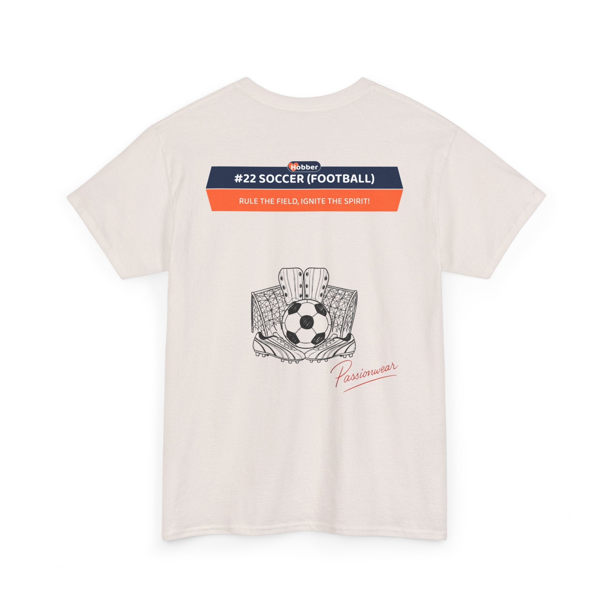 Hobber Mens Sports & Adventure T-Shirt, #22 Soccer (Football)