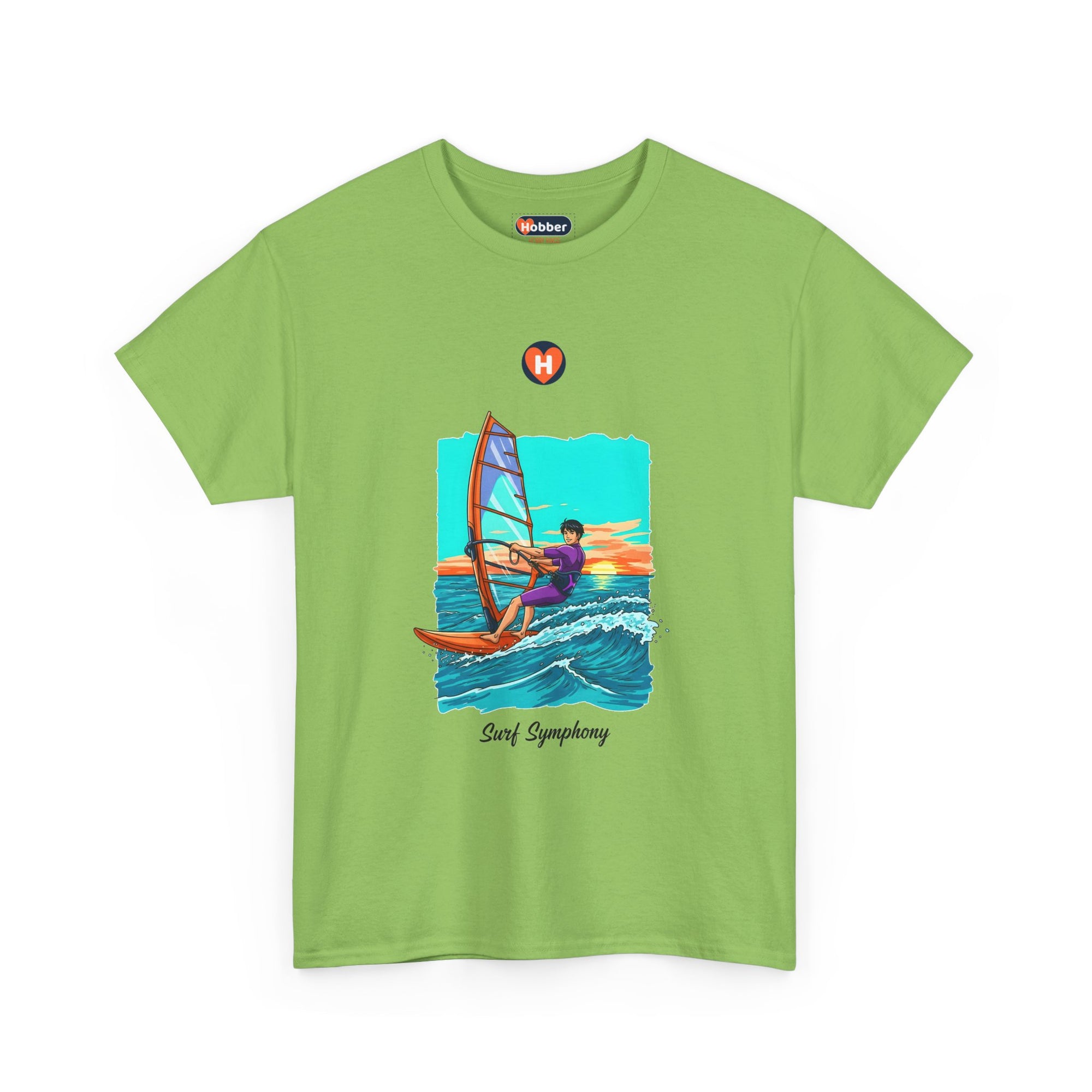 Hobber Mens Sports & Adventure T-Shirt, #13 Windsurfing