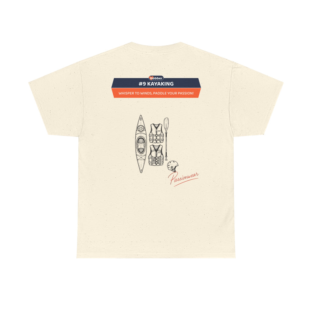 Hobber Unisex Sports & Adventure T-Shirt, #9 Kayaking