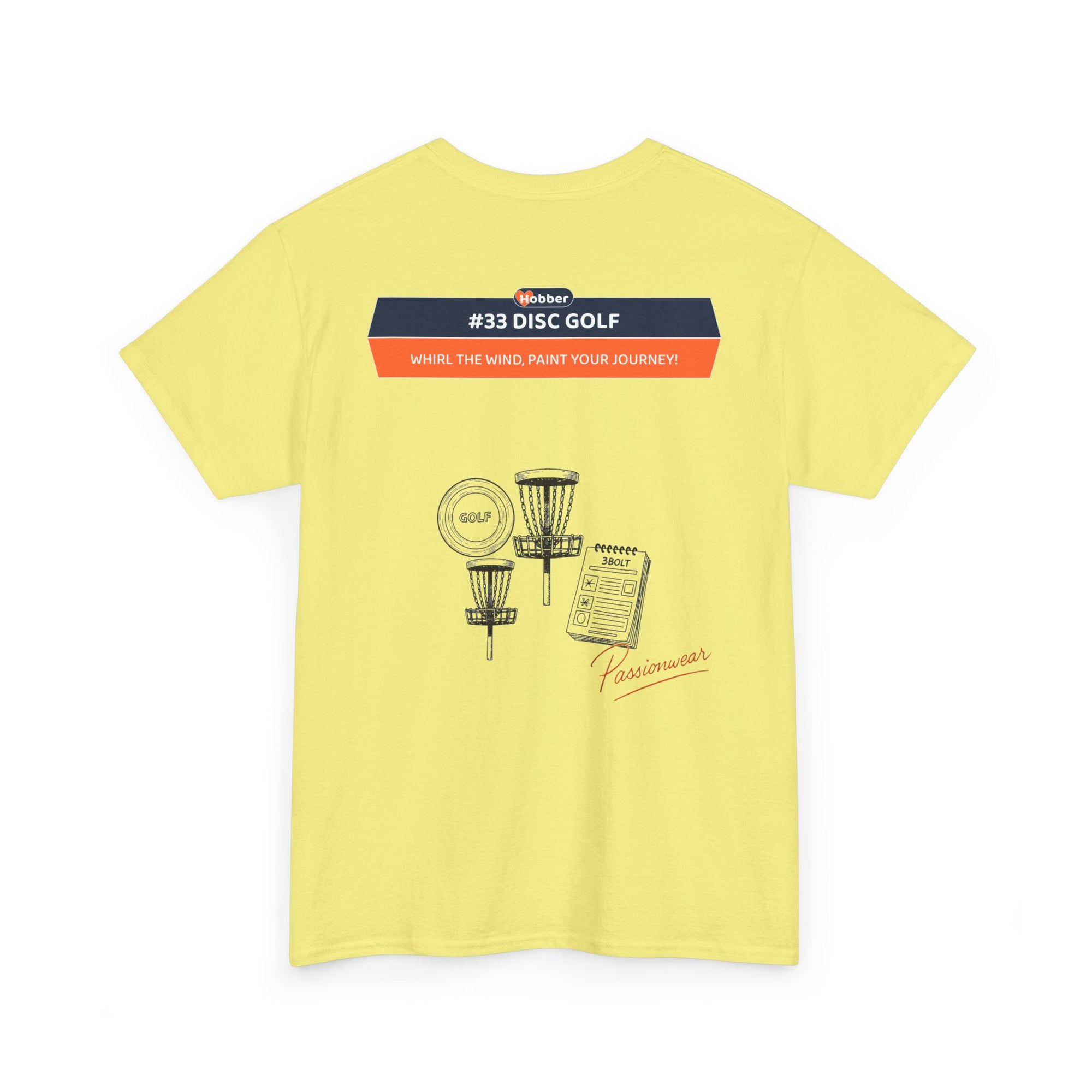 Hobber Unisex Sports & Adventure T-Shirt, #33 Disc golf
