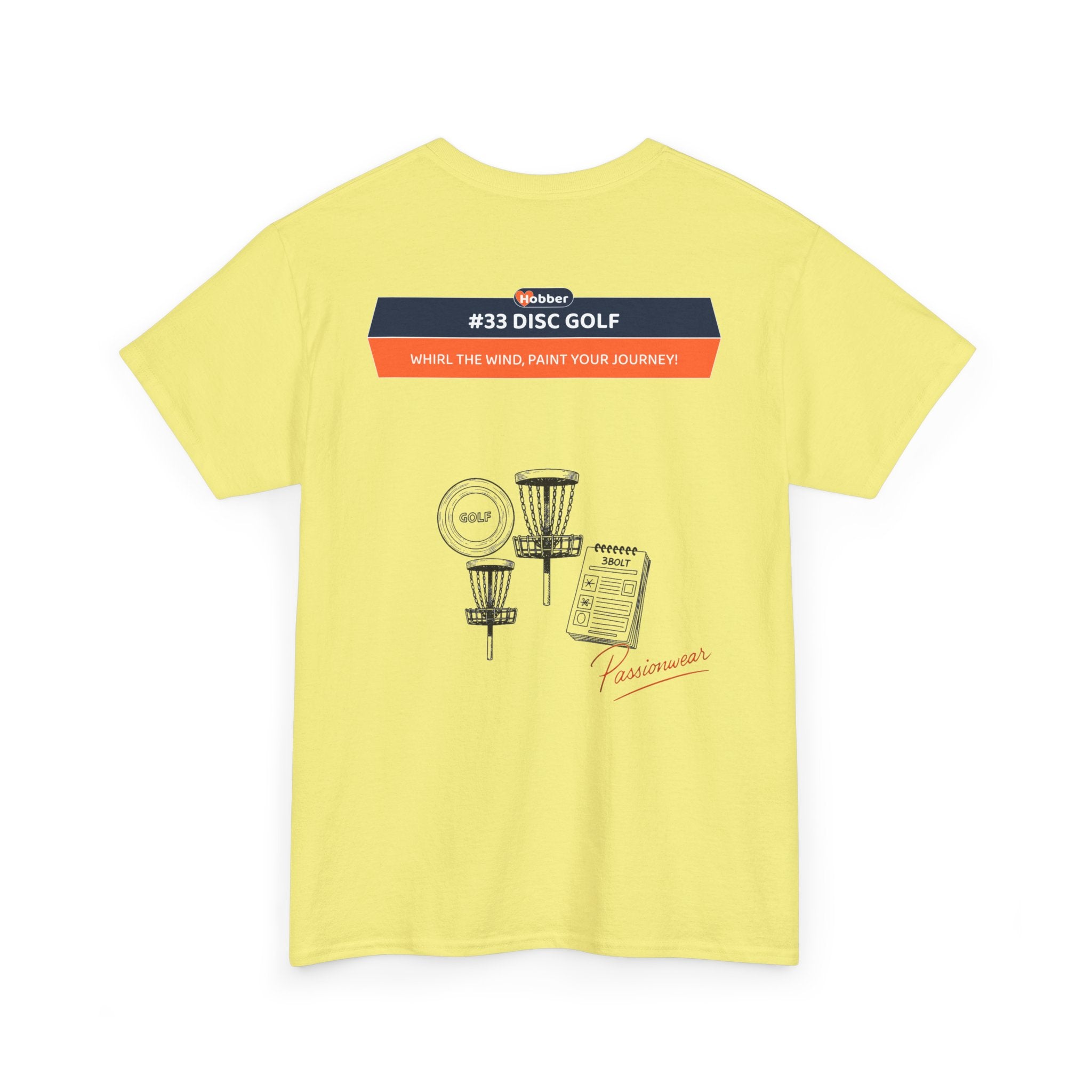 Hobber Unisex Sports & Adventure T-Shirt, #33 Disc golf